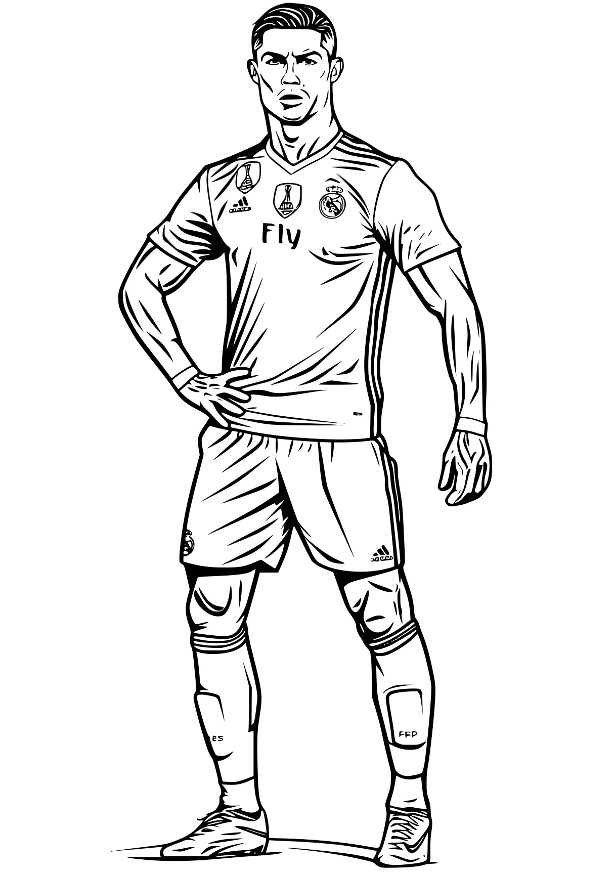 ronaldo coloring pages ronaldo, xavi, cristiano, captain, messi, free page downloads