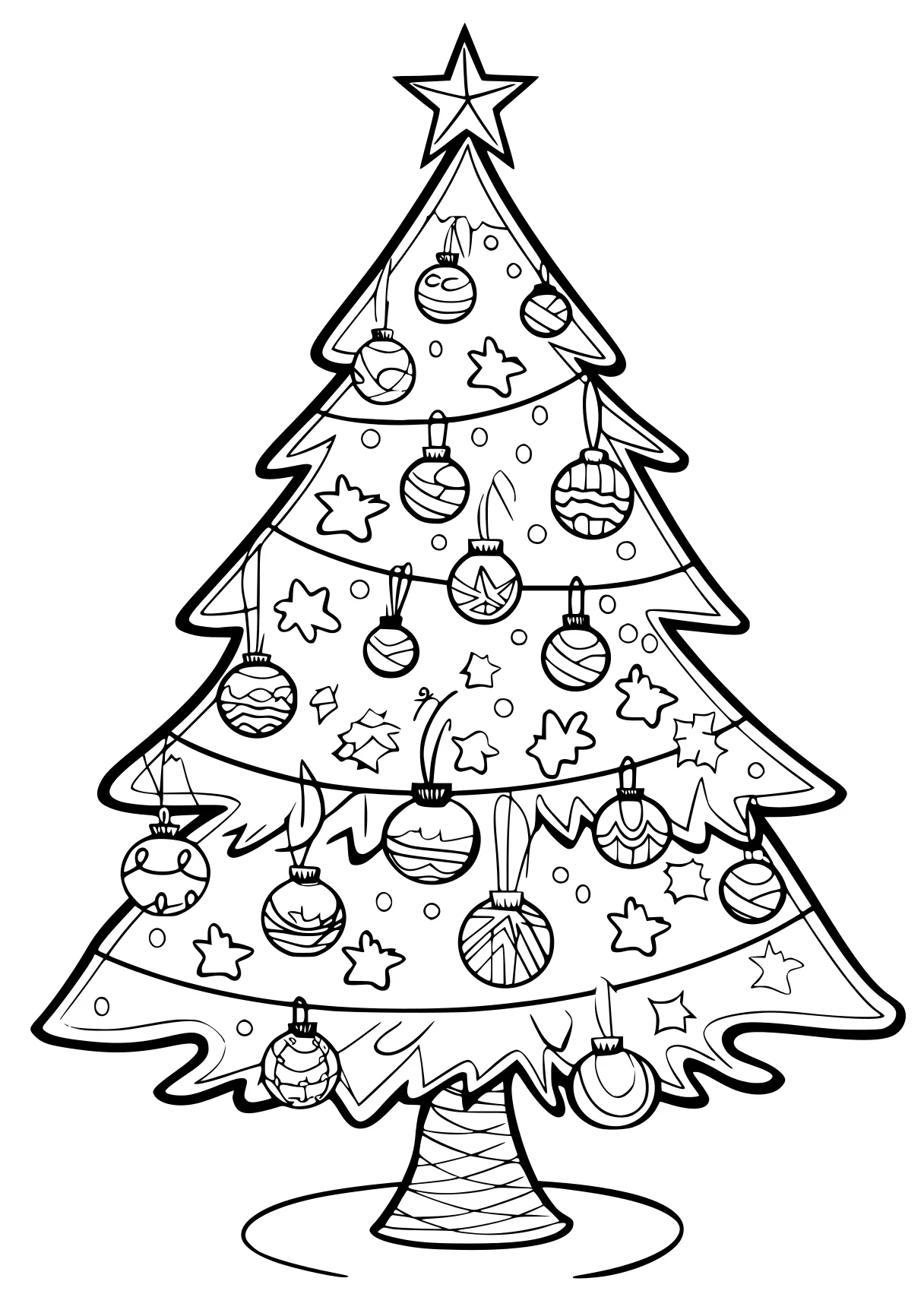 christmas tree coloring page ornament, tree, merry, christmas, free downloads