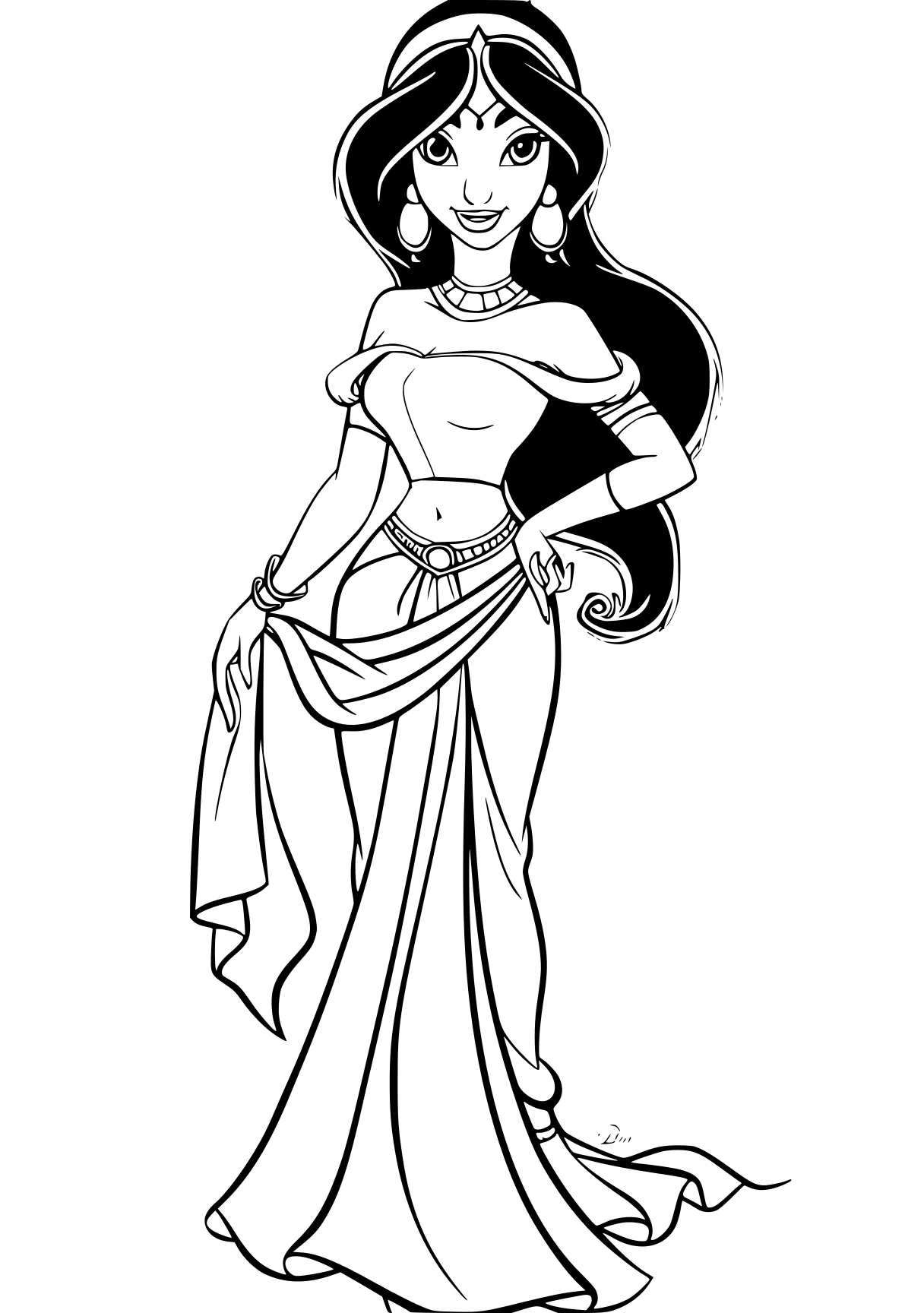 jasmine coloring pages jasmine, diana, moana, mulan, tiana, free page downloads