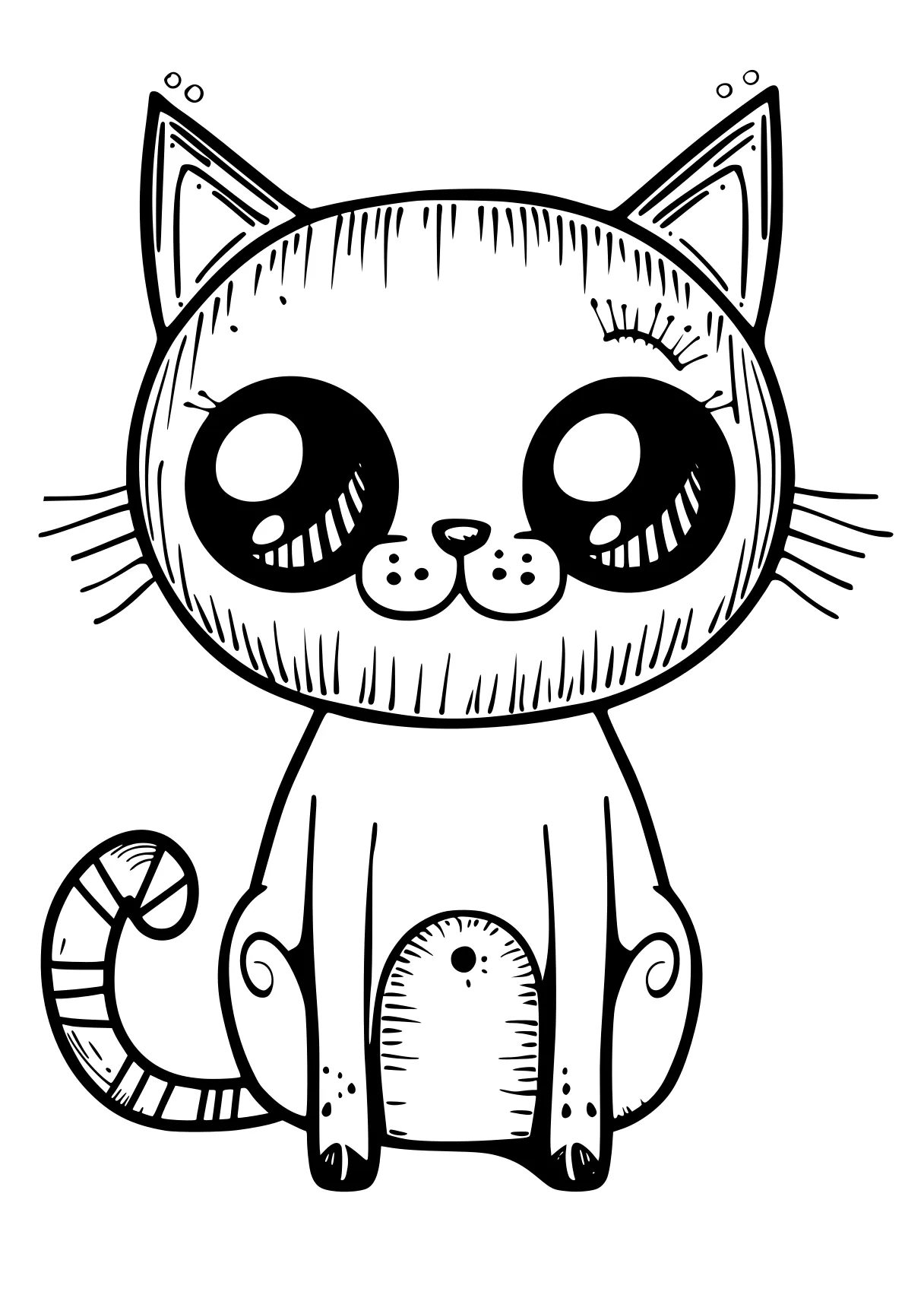 cute coloring pictures kitty, jigglypuff, unikitty, mew, cat, free page downloads