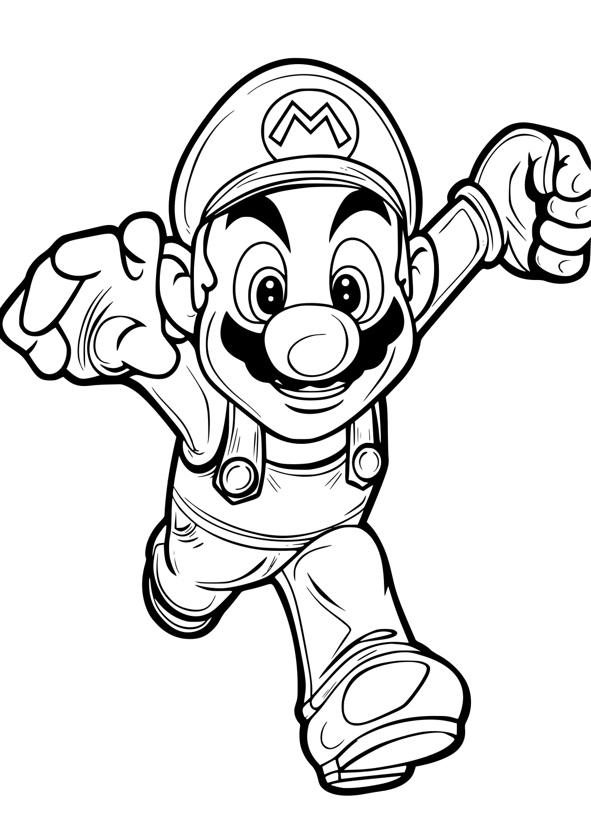 super mario coloring page mario, luigi, toad, bowser, blippi, free downloads