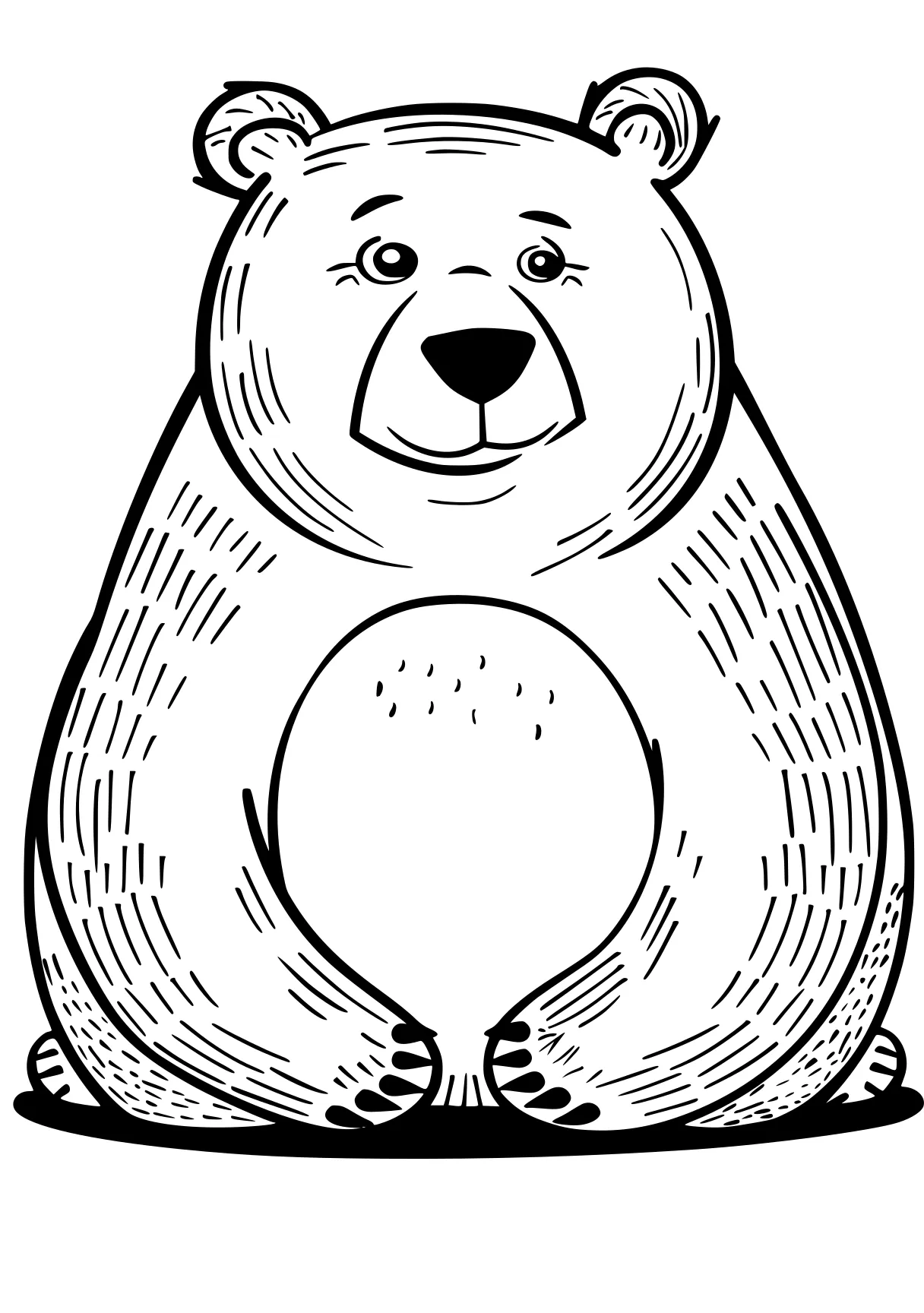 bear coloring pages bear, polar, groundhog, otter, bears, free page downloads