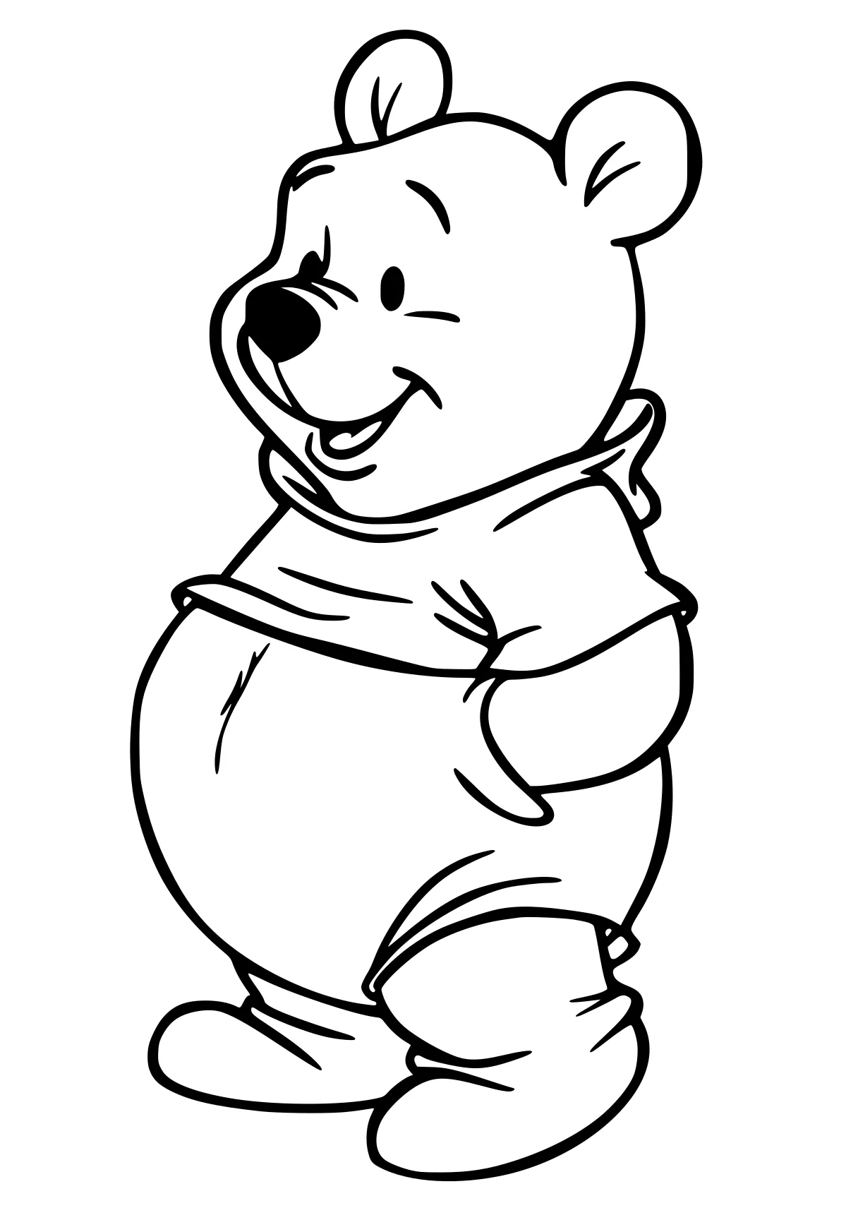 pooh coloring pages pooh, winnie, bear, piglet, snoopy, free page downloads