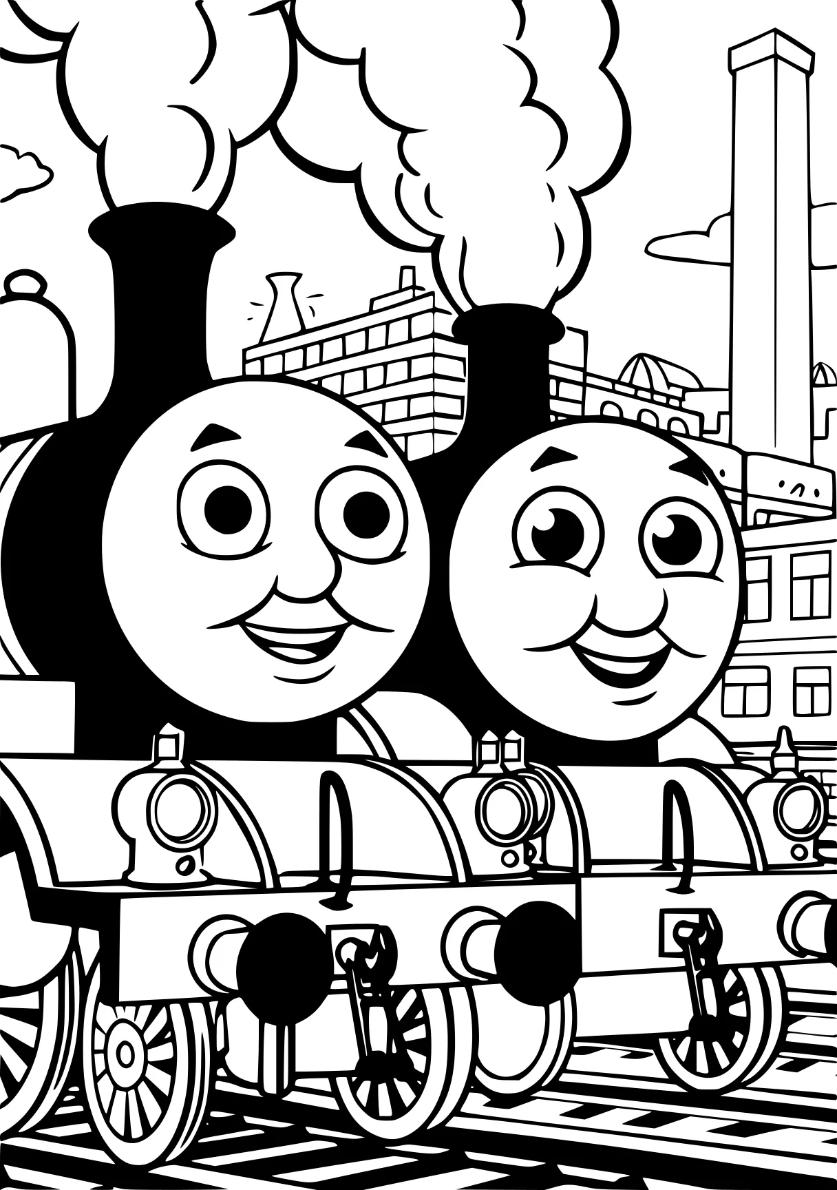 thomas coloring pages thomas, train, percy, free page downloads