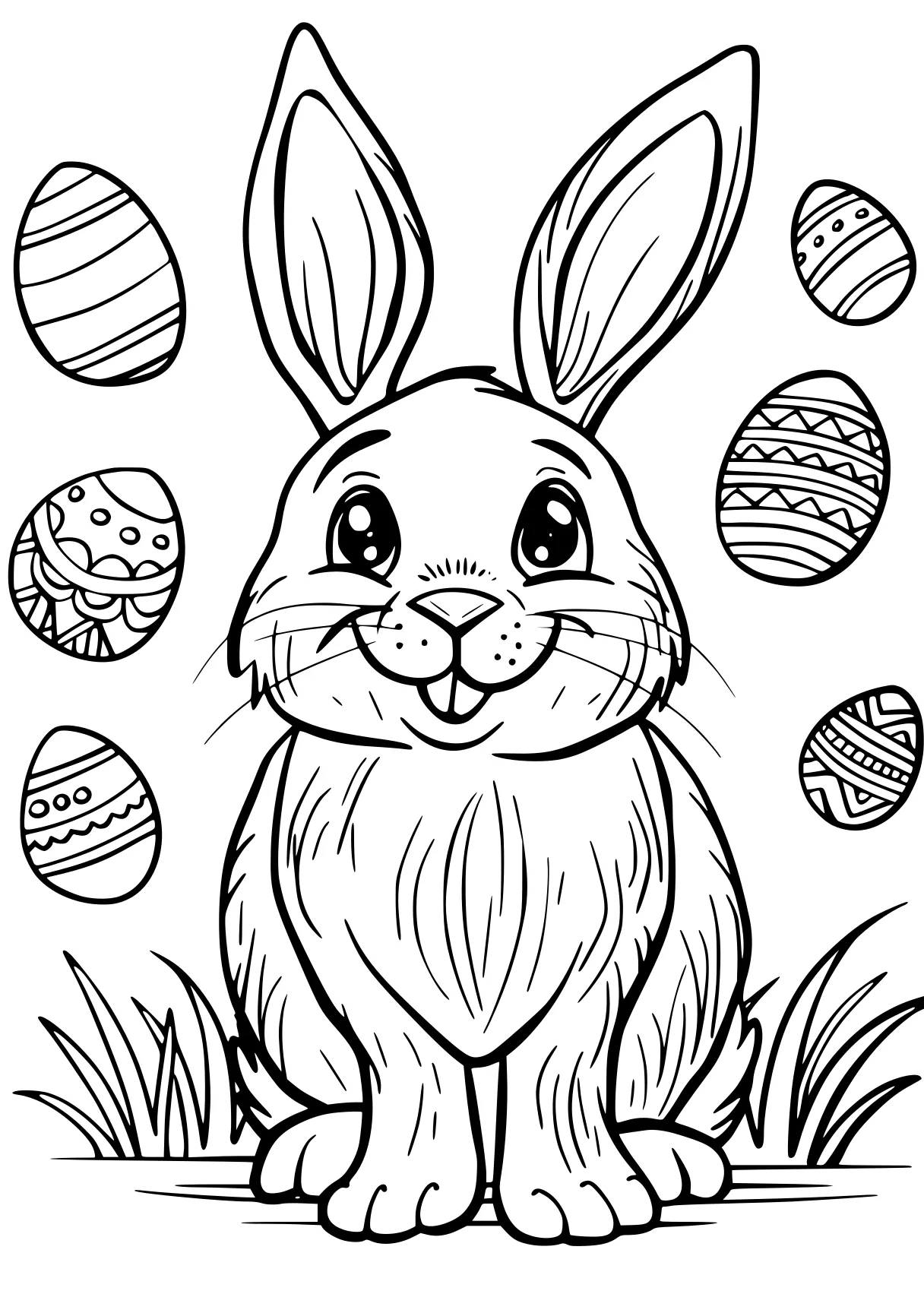 coloring pages for easter bunny, rabbit, easter, free page downloads