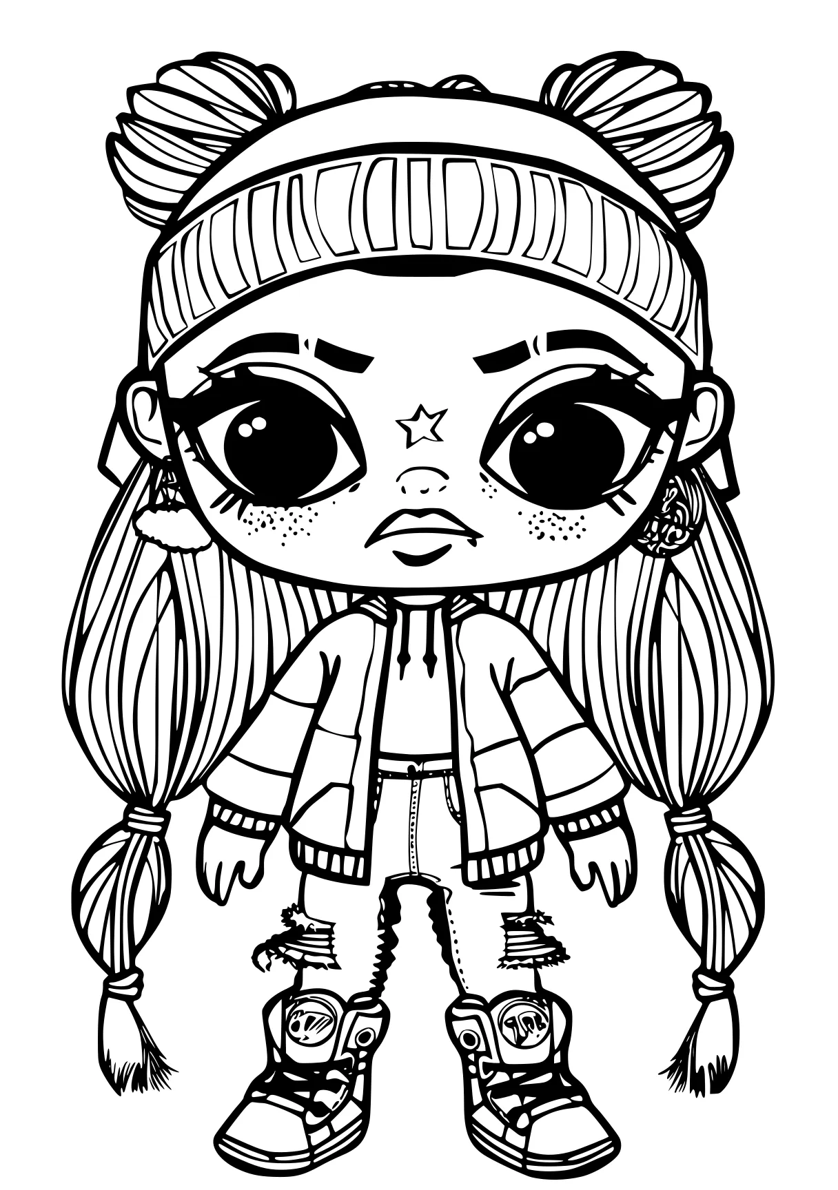 lol coloring pages chibi, doll, bratz, shopkins, coraline, free page downloads