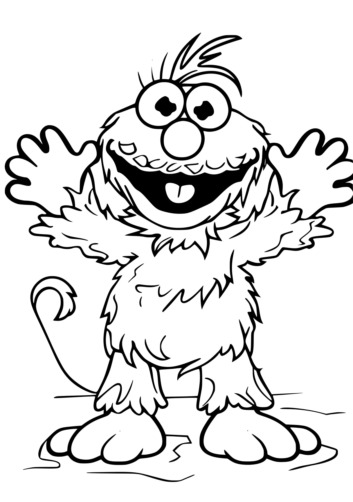 elmo coloring pages owl, elmo, garfield, hedgehog, raccoon, free page downloads