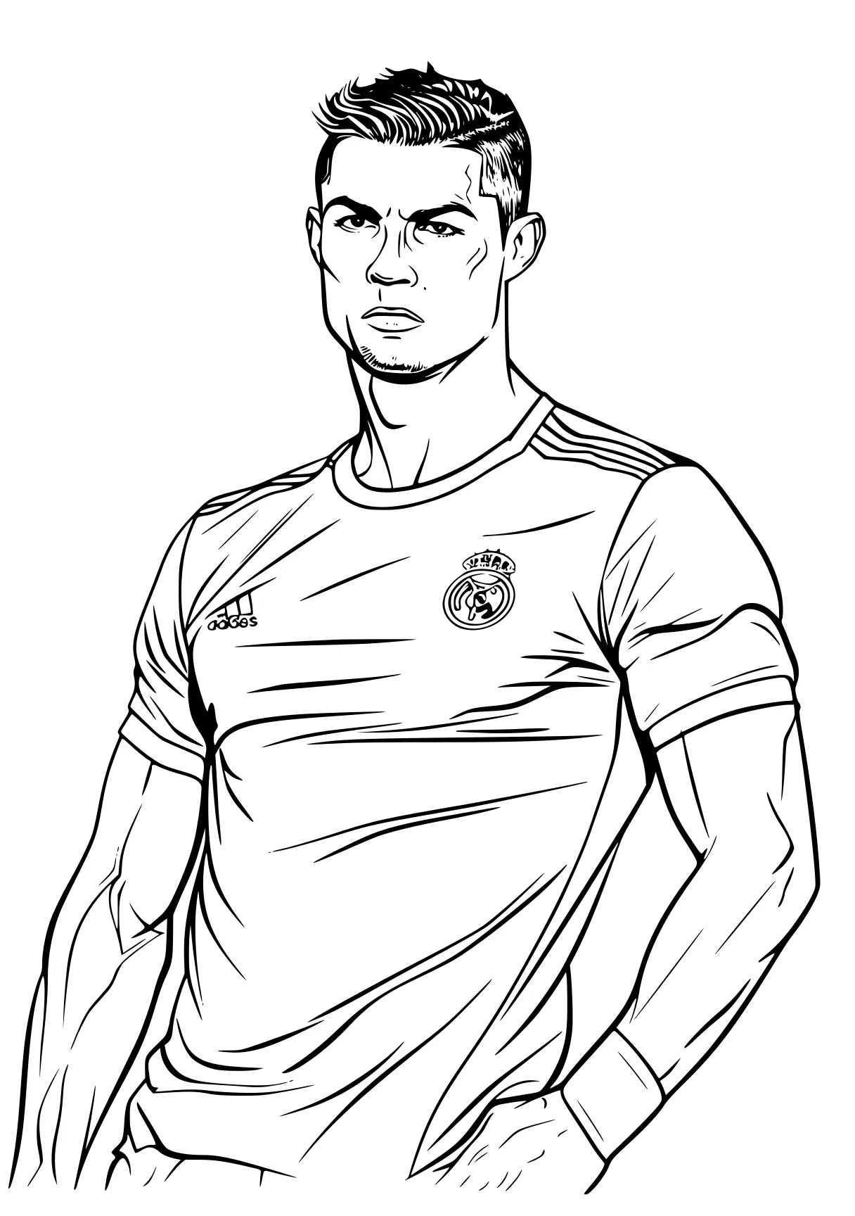 ronaldo coloring pages ronaldo, cristiano, captain, james, pitbull, free page downloads