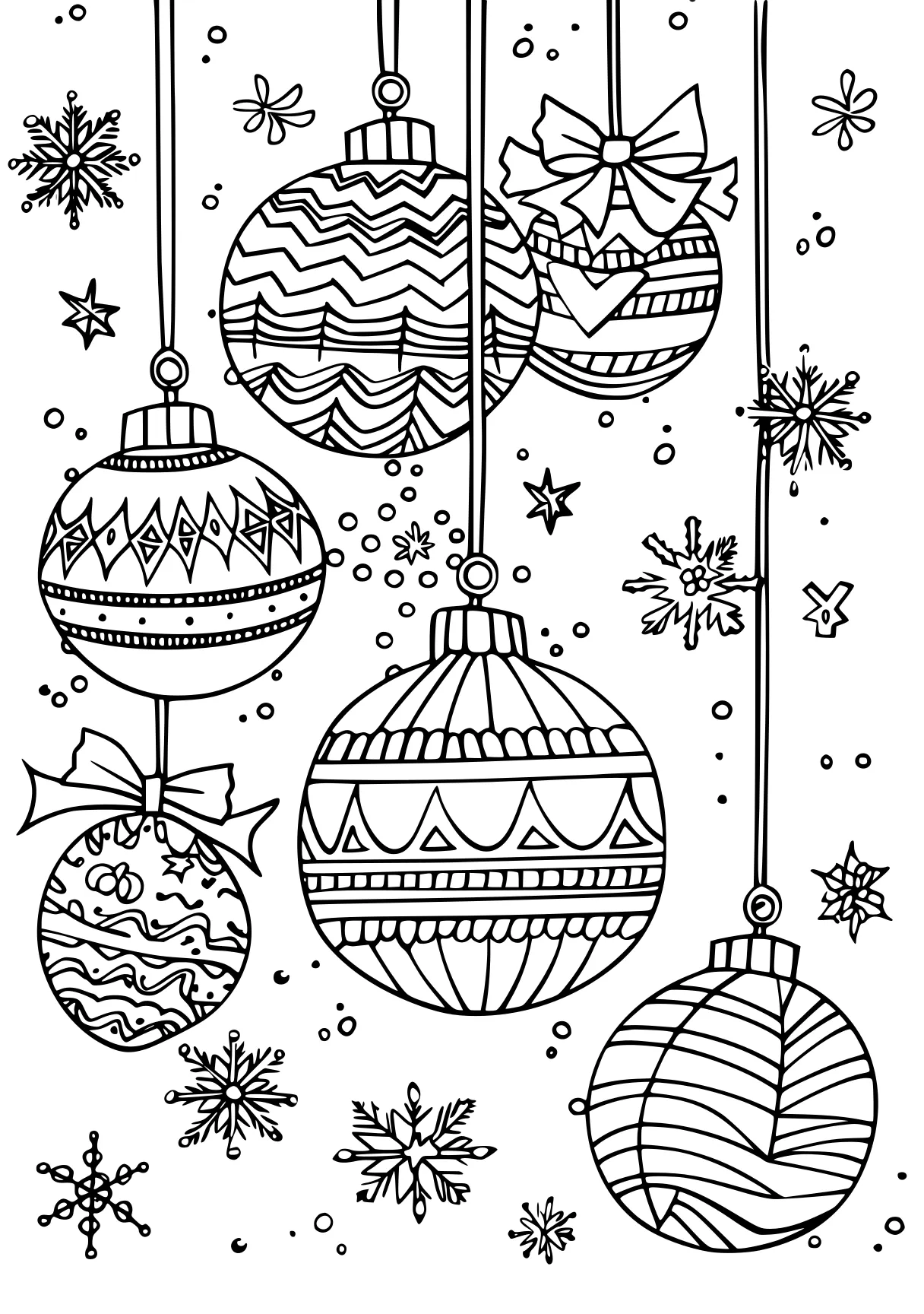 free printable christmas coloring pages, ornament, zentangle, advent, page downloads