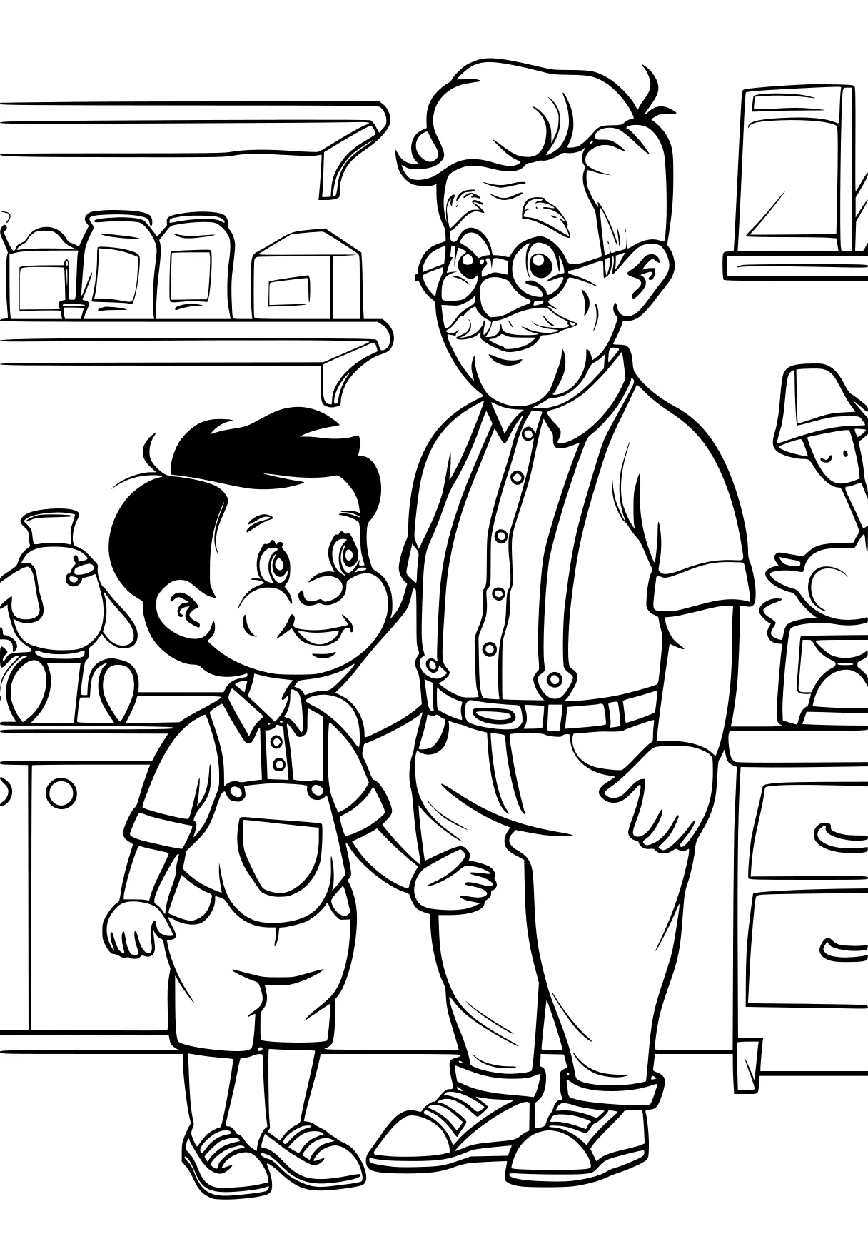 father's day coloring pages, coloring, colouring, grandpa, free page downloads