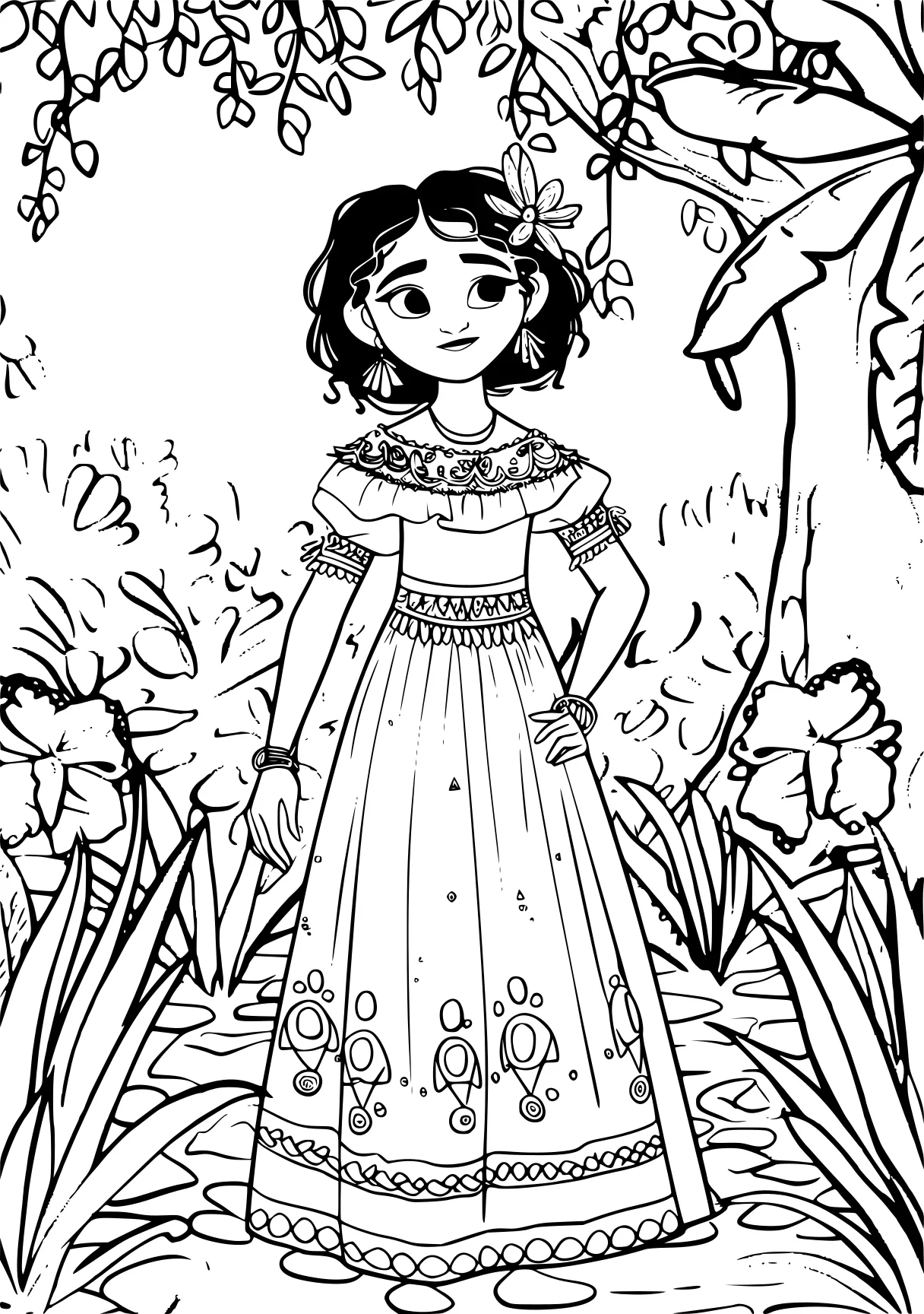 encanto coloring pages, cinderella, coloring, princess, free page downloads