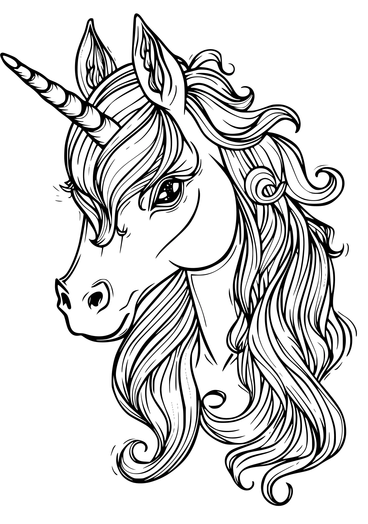 unicorn coloring pages free unicorn, horse, pony, caticorn, alicorn, page downloads