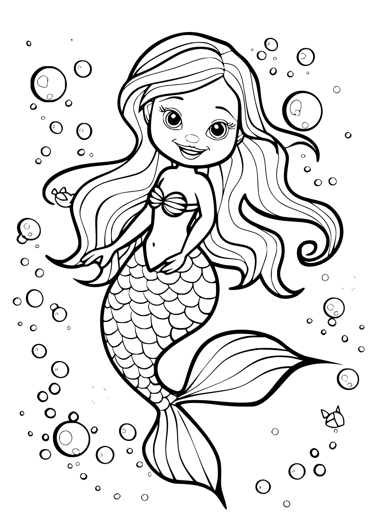 mermaid coloring sheet mermaid, ariel, zentangle, free page downloads