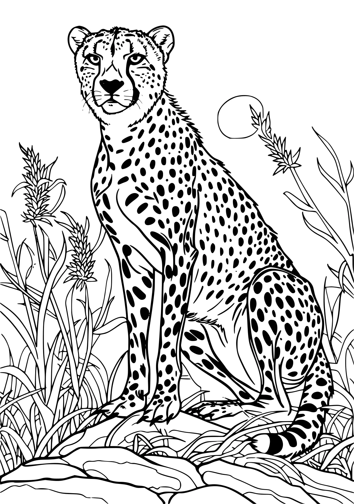 cheetah coloring page cheetah, jaguar, leopard, free downloads