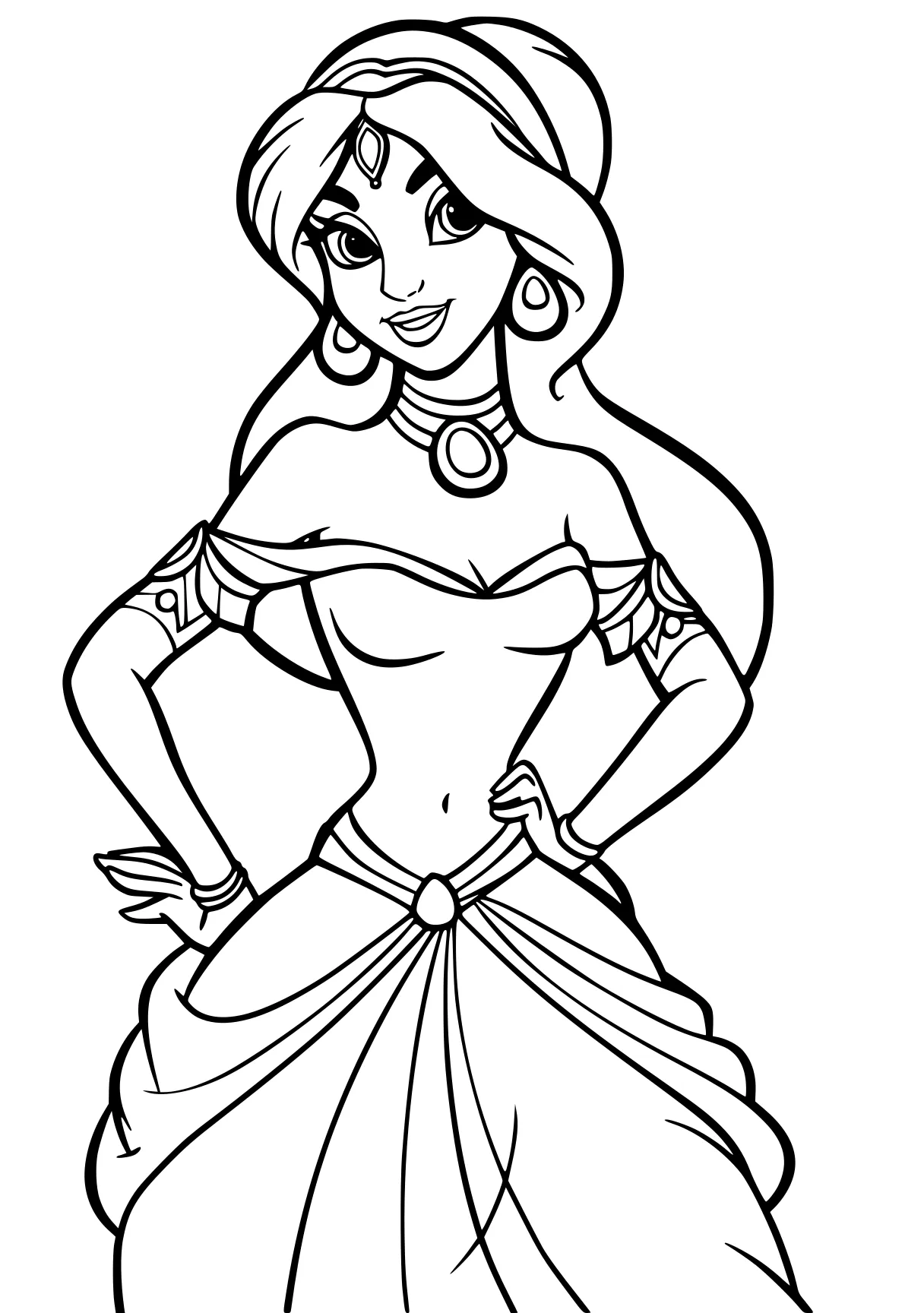 jasmine coloring pages jasmine, rosalina, tiana, ariel, moana, free page downloads