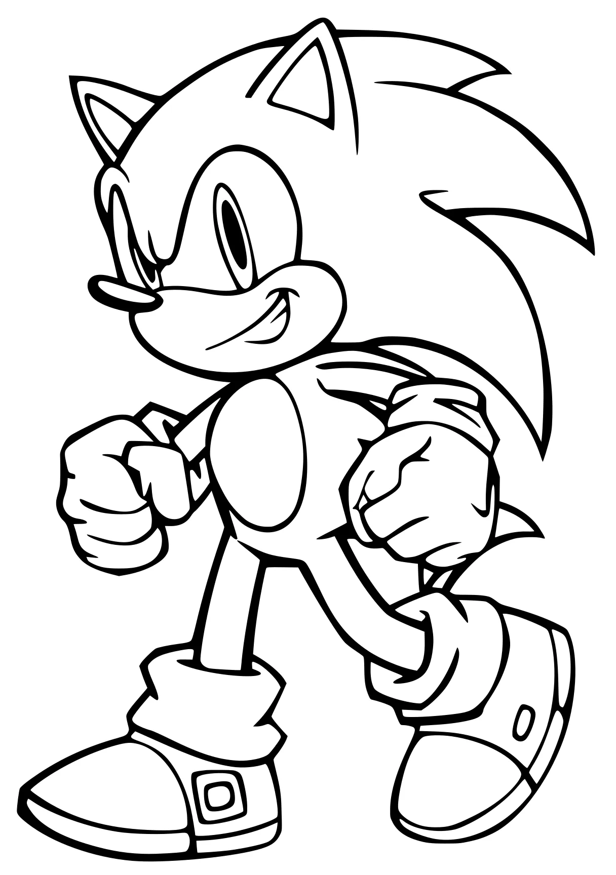 sonic coloring sheet sonic, knuckles, tails, hedgehog, coloring, free page downloads