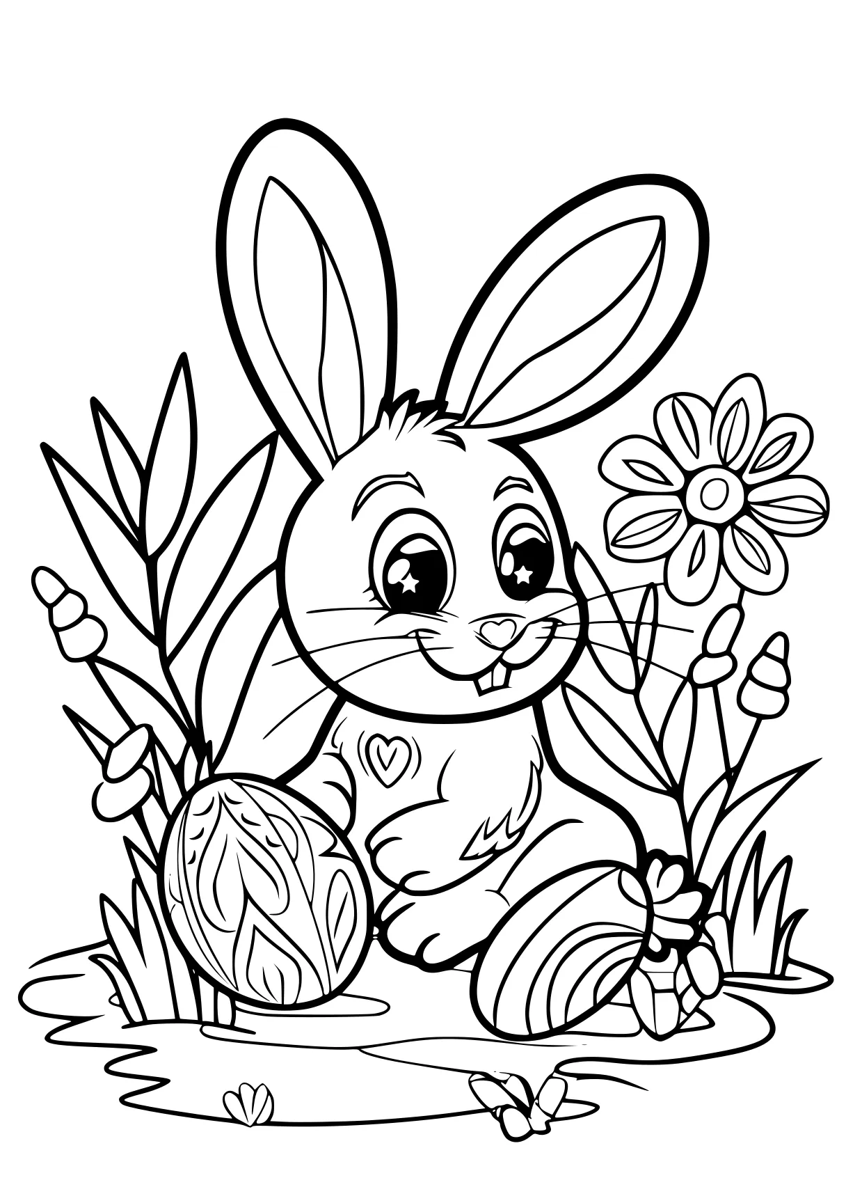 free coloring pages easter bunny, rabbit, easter, page downloads