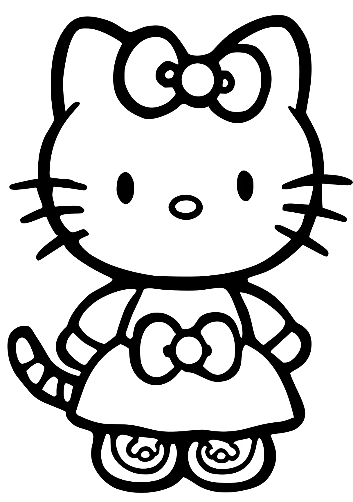 hello kitty coloring book sanrio, kitty, garfield, snoopy, peppa, free page downloads