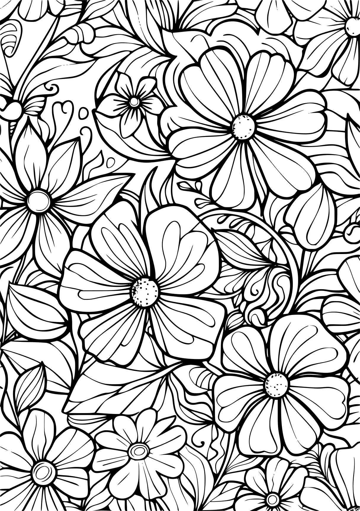 coloring sheets for teens, colouring, pattern, floral, free page downloads