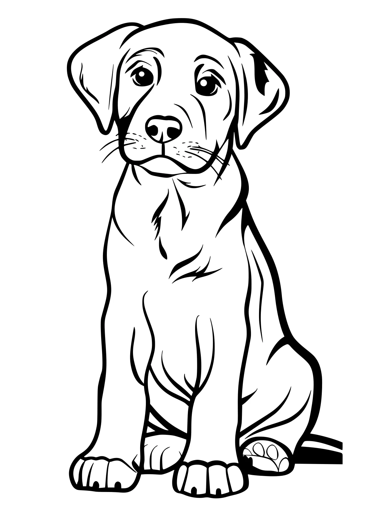 dog coloring pages retriever, puppy, dog, clifford, bulldog, free page downloads