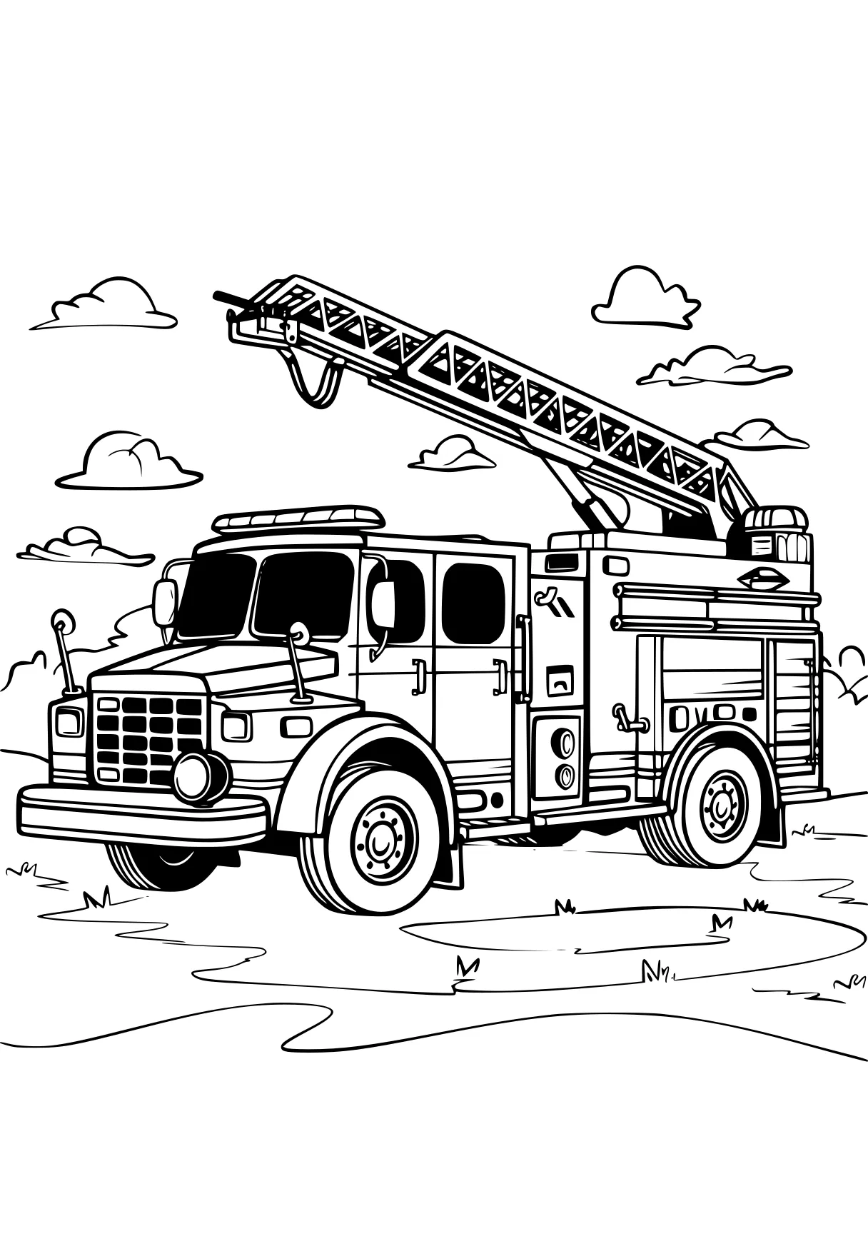 fire truck coloring page firefighter, fireman, rescue, engine, truck, free downloads