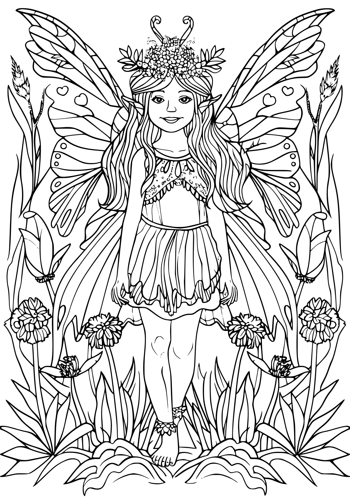 fairy coloring sheets fairy, printables, angel, free page downloads