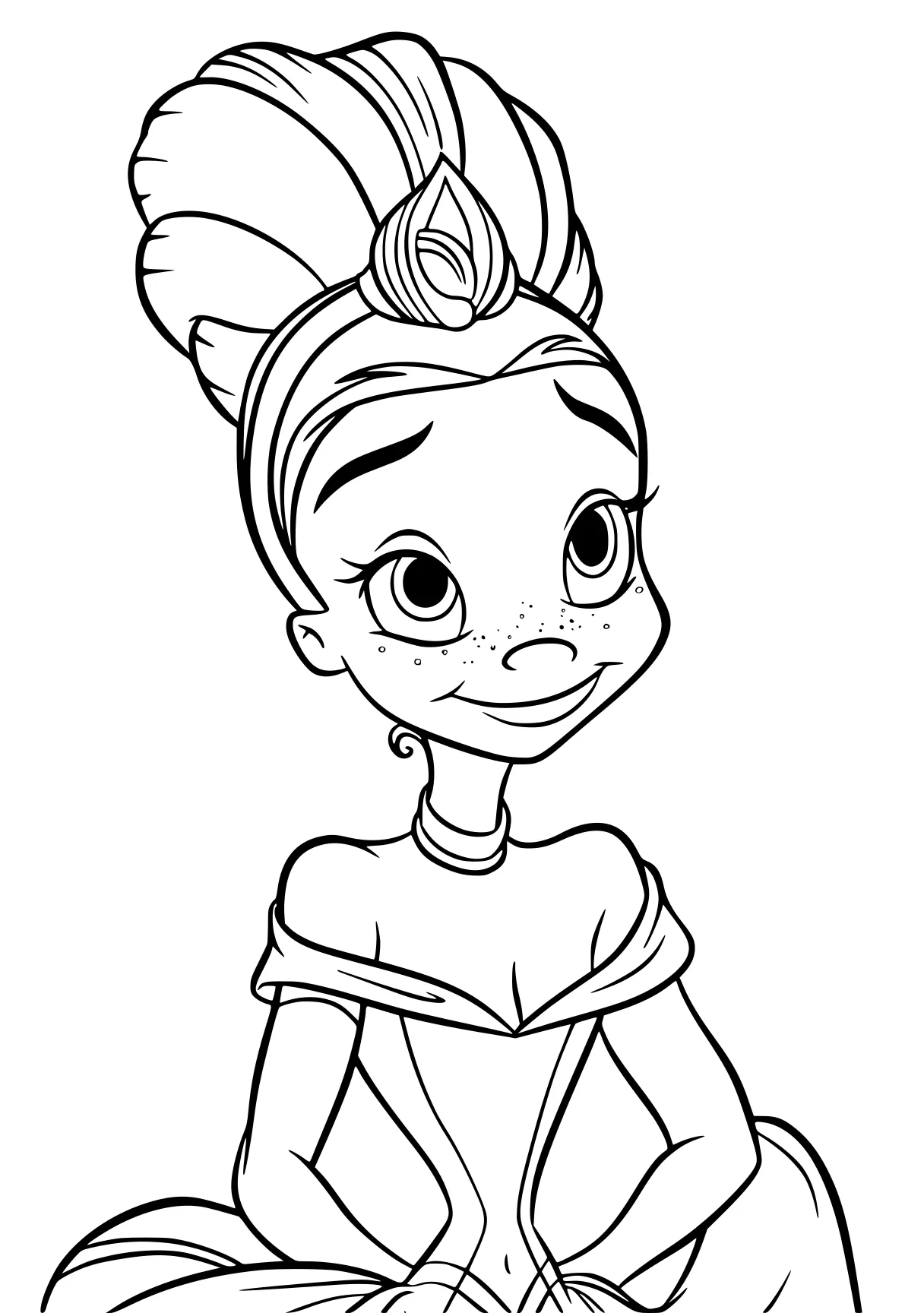 princess and the frog coloring pages tiana, phineas, mulan, vampirina, elf, free page downloads