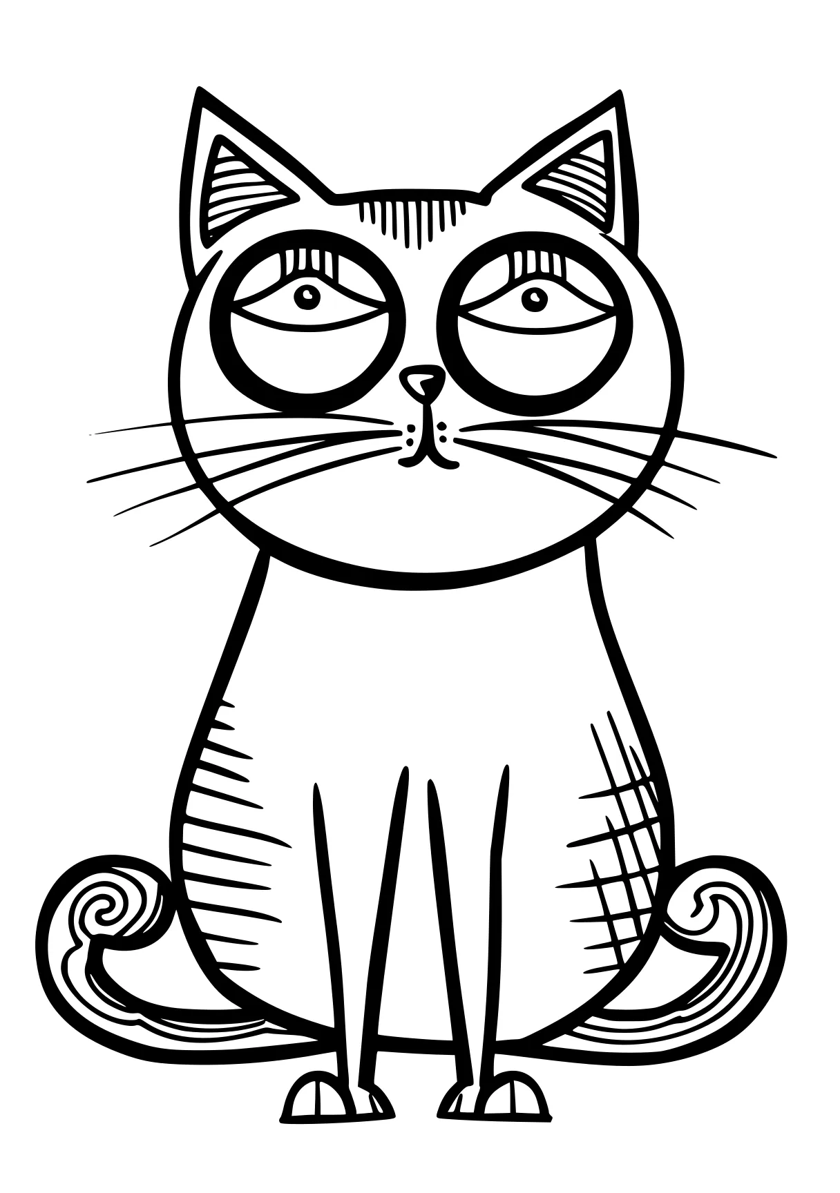 cool coloring pages cat, kitty, illustrator, caticorn, cats, free page downloads