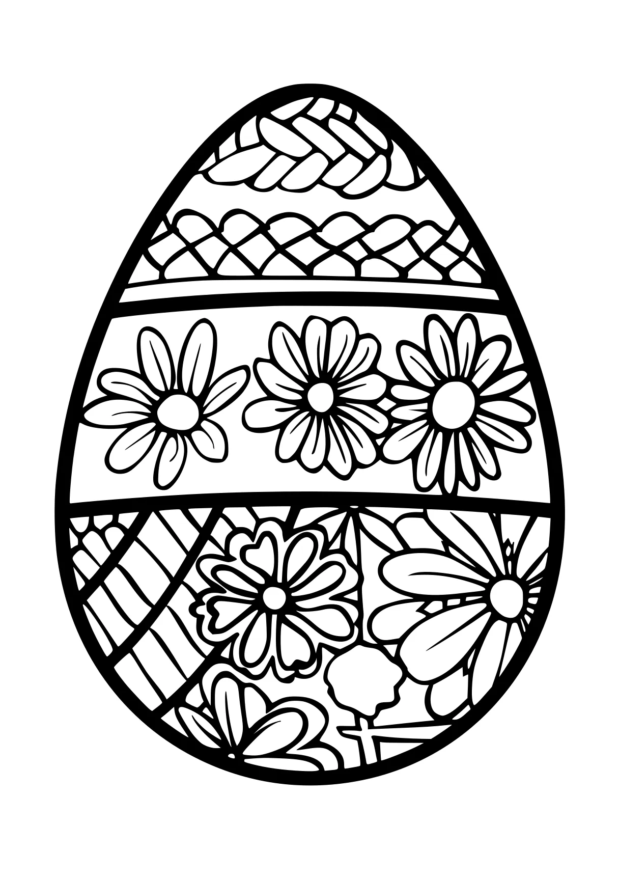 coloring pages for easter ornament, egg, easter, free page downloads