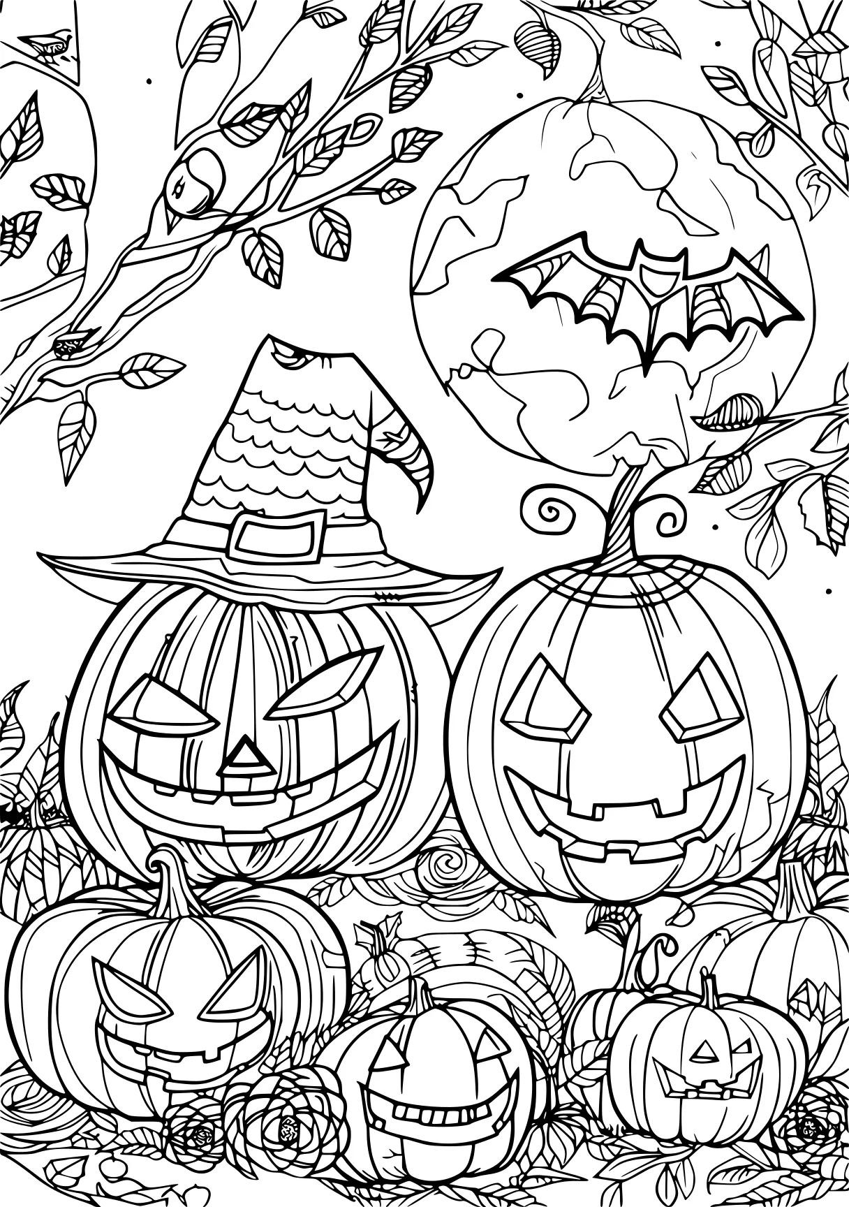 halloween coloring pages, pumpkin, halloween, printables, free page downloads