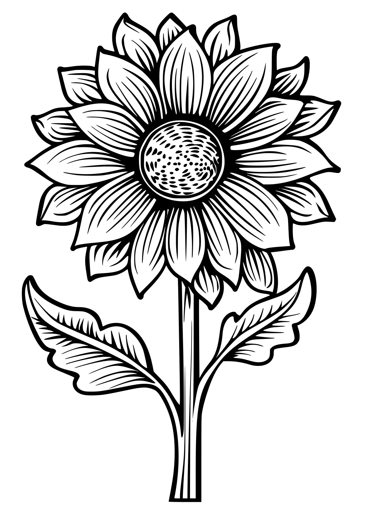 flower coloring sunflower, flower, mandala, free page downloads