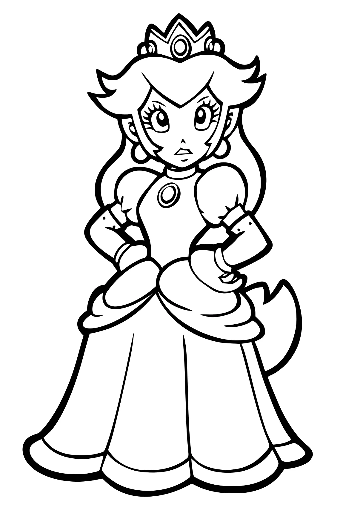 princess peach coloring page rosalina, peach, rosa, daisy, sailor, free downloads