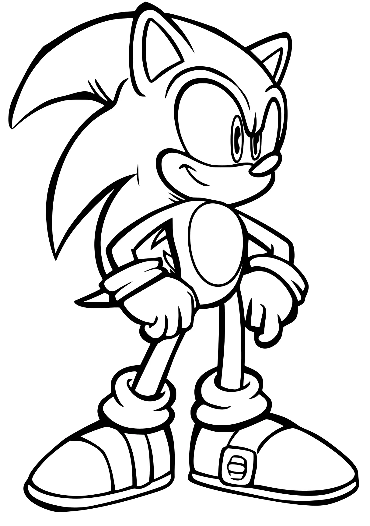 sonic coloring pages sonic, knuckles, hedgehog, tails, amy, free page downloads