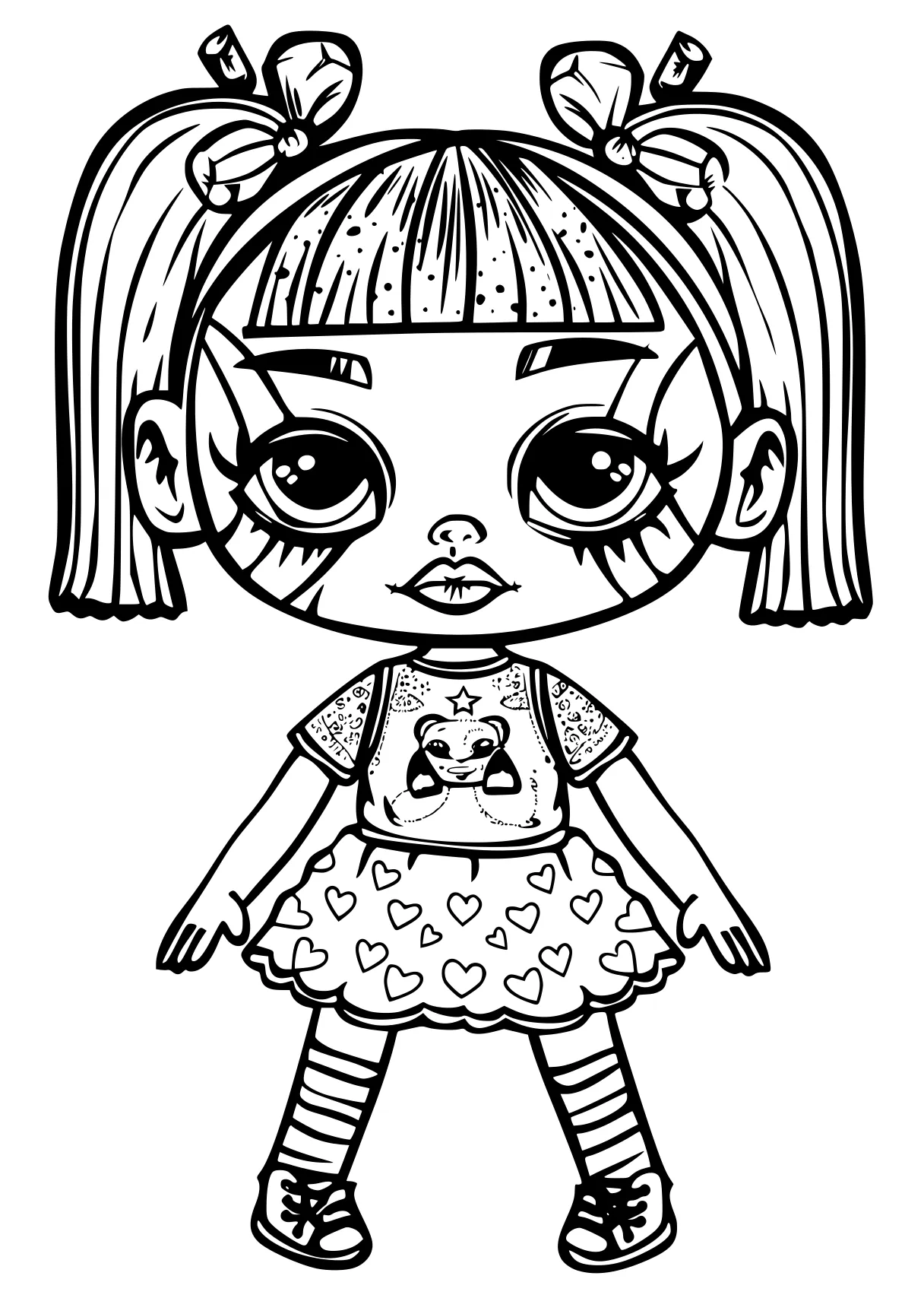 lol doll coloring pages doll, chibi, shopkins, dora, illustrator, free page downloads