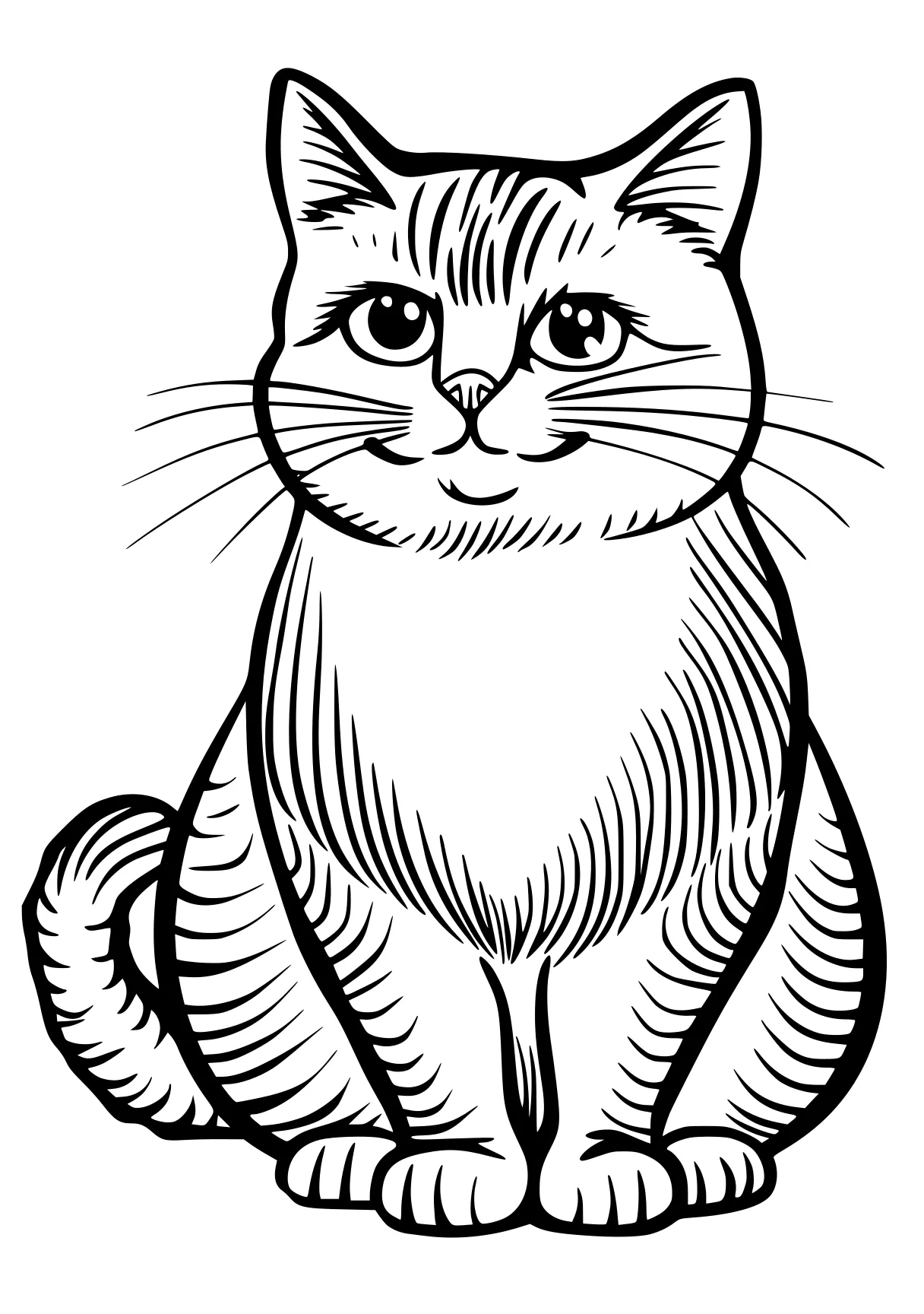 cat coloring pages printable cat, illustrator, kitty, free page downloads