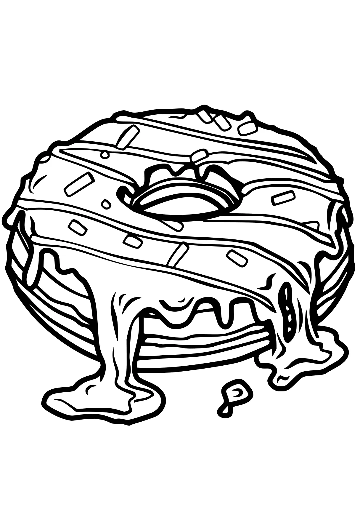 donut coloring page toad, frog, beyblade, pie, crab, free downloads