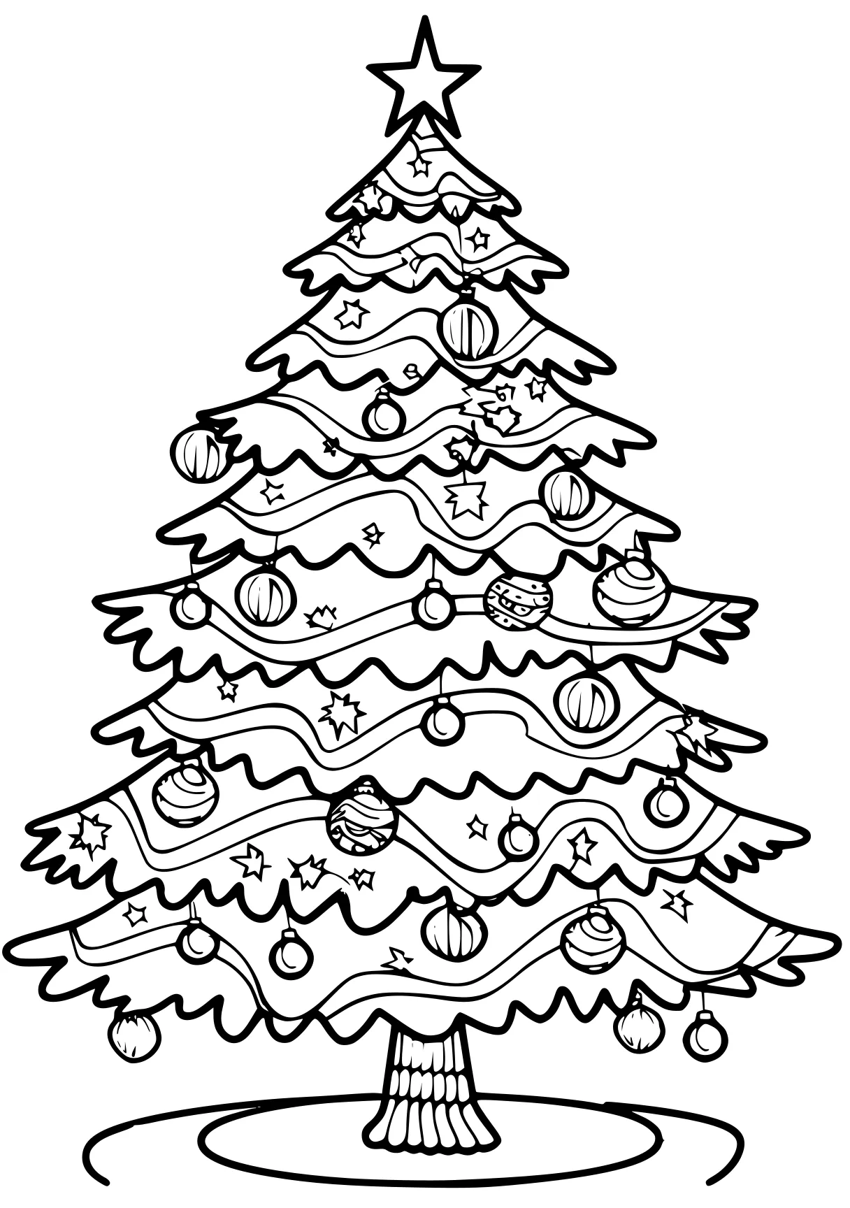 christmas tree pictures to color ornament, tree, merry, christmas, free coloring page downloads