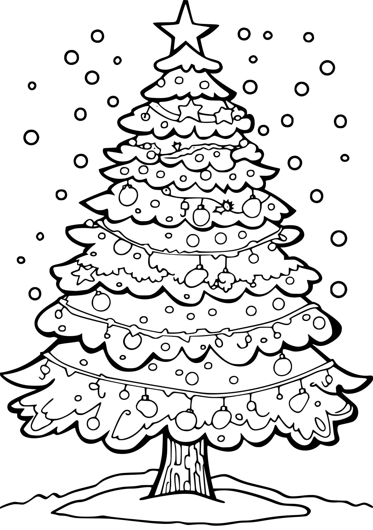 christmas tree pictures to color ornament, merry, tree, free coloring page downloads