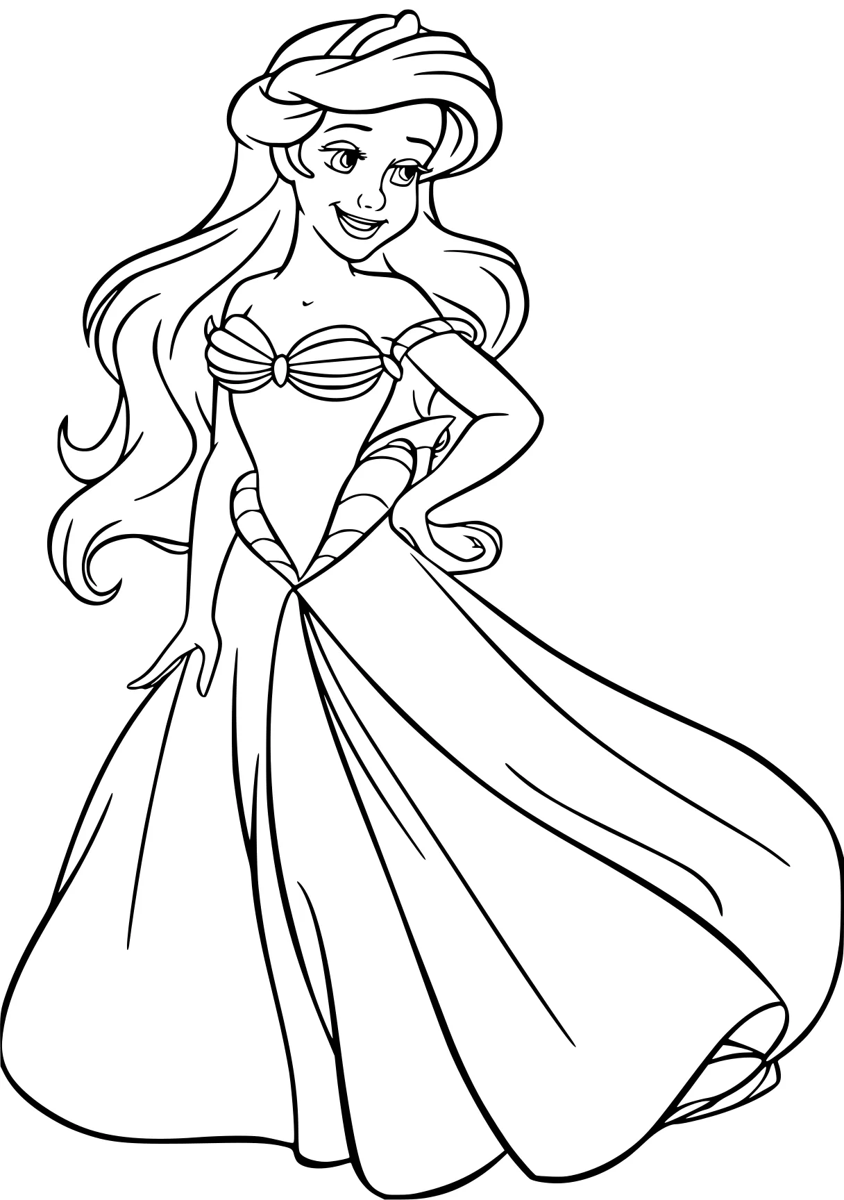 princess ariel coloring pages rosalina, ariel, princess, jasmine, rapunzel, free page downloads