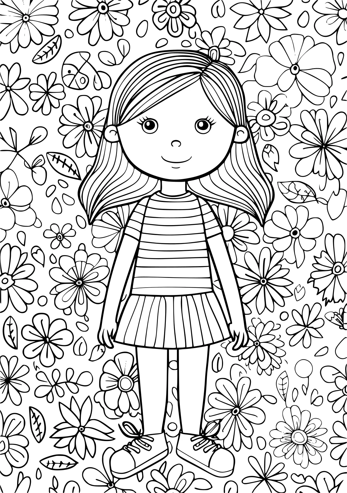 wednesday coloring pages, illustrator, printables, sunflower, free page downloads