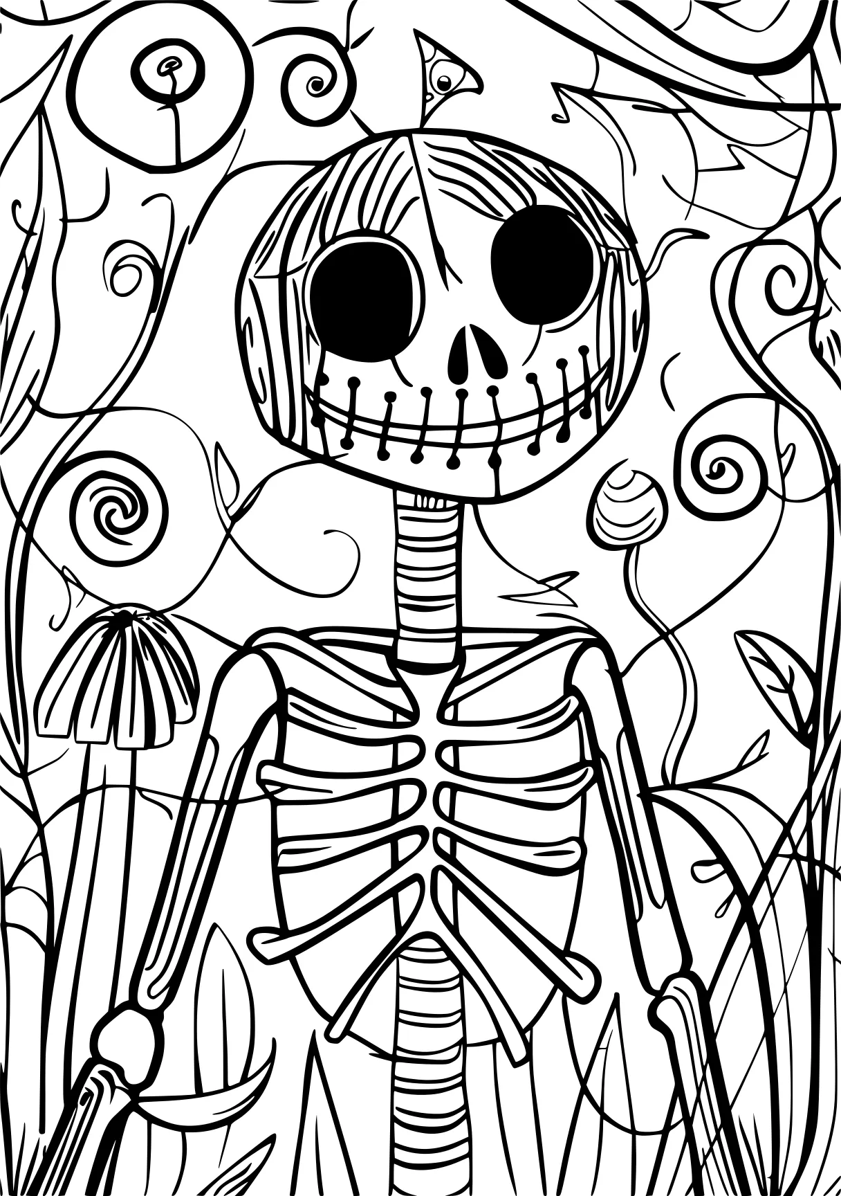 elemental coloring pages skeleton, skellington, muertos, free page downloads