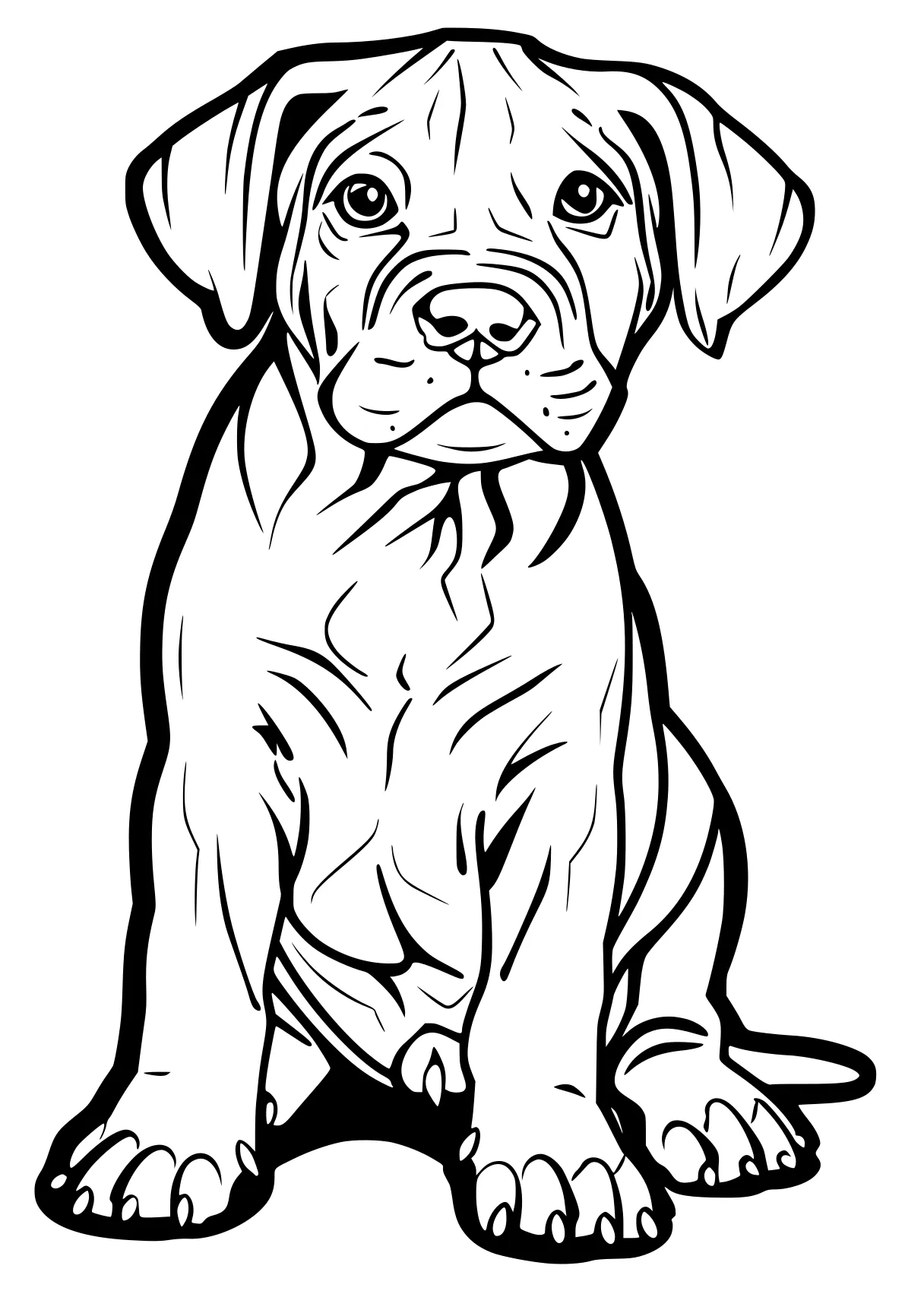 dog coloring pages bulldog, pug, puppy, pitbull, clifford, free page downloads