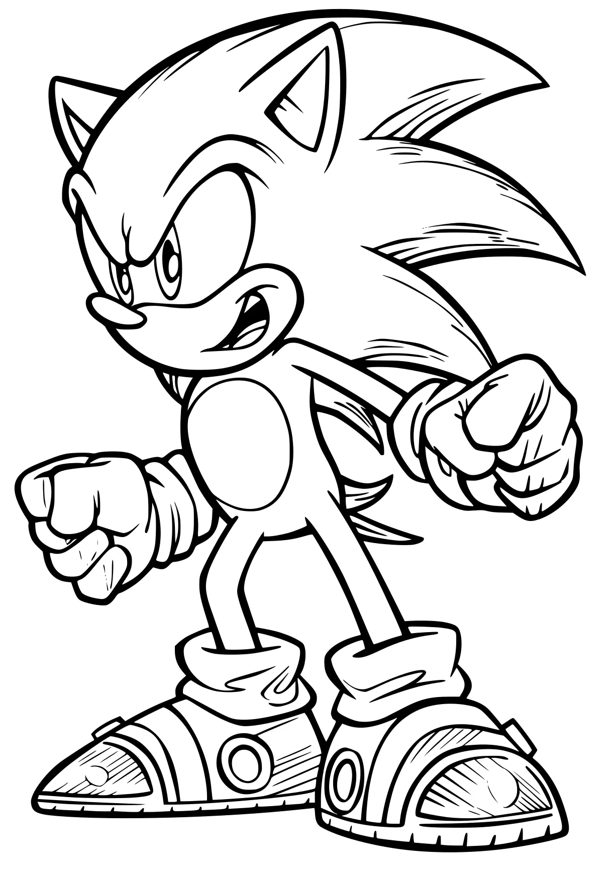 super sonic colouring pages sonic, knuckles, hedgehog, tails, mega, free coloring page downloads