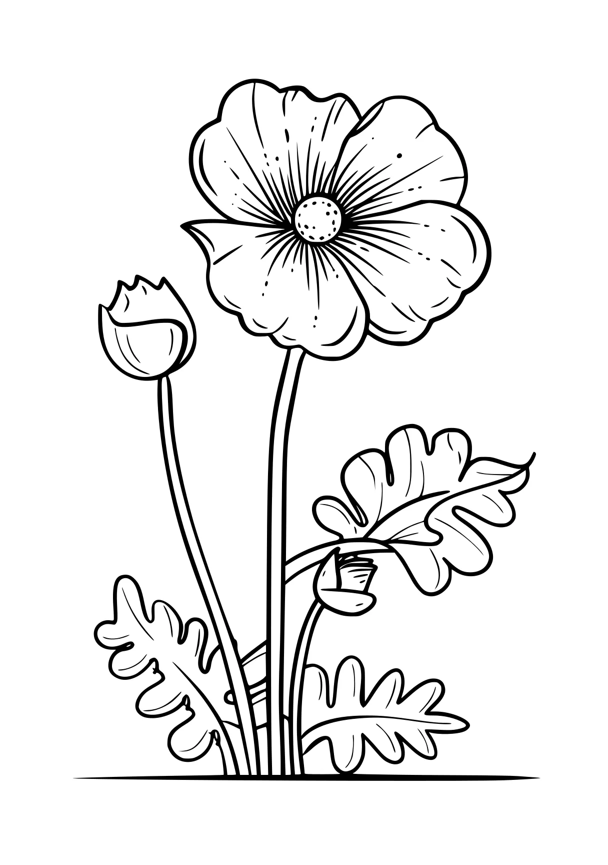 poppy playtime colouring pages, flower, tulip, poppy, free coloring page downloads