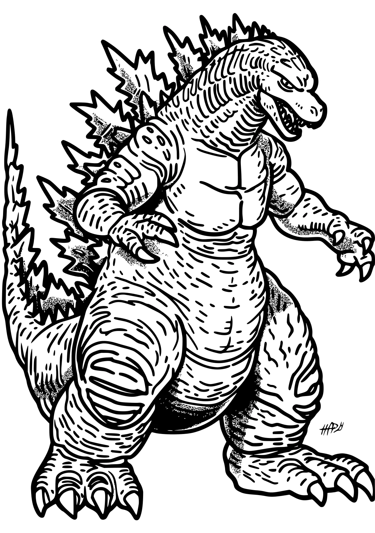 godzilla coloring pages godzilla, mechagodzilla, carnotaurus, indoraptor, tyrannosaurus, free page downloads