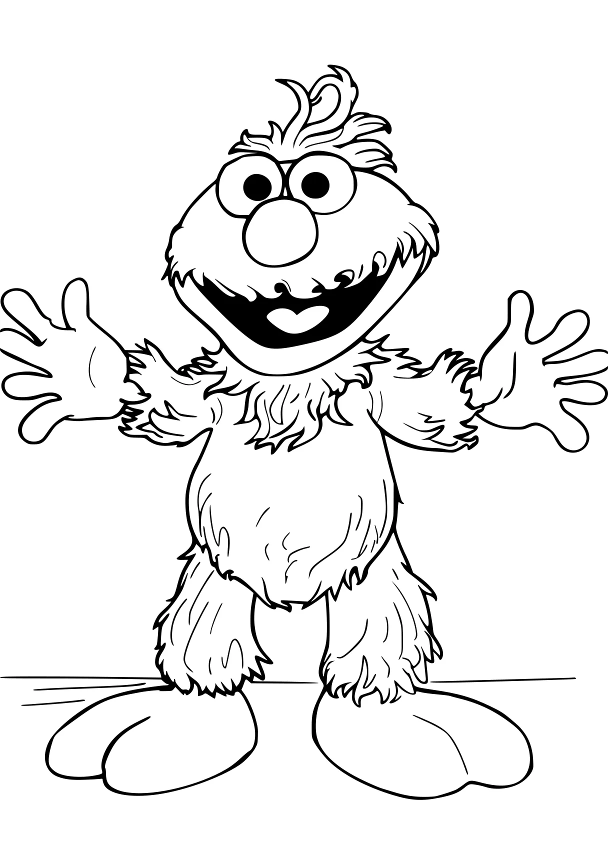 elmo coloring pages elmo, owl, chick, bird, bigfoot, free page downloads