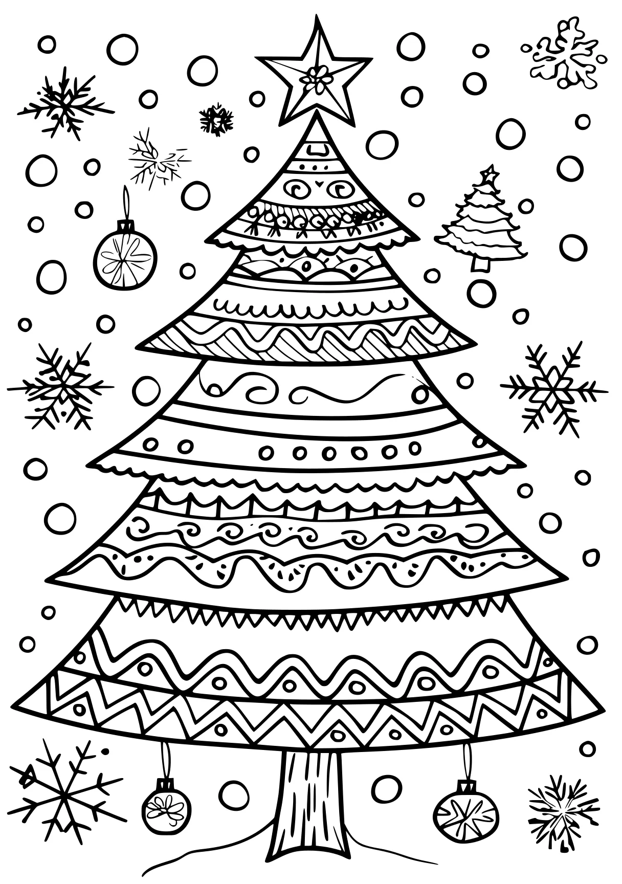 christmas coloring sheets printable, zentangle, ornament, merry, free page downloads