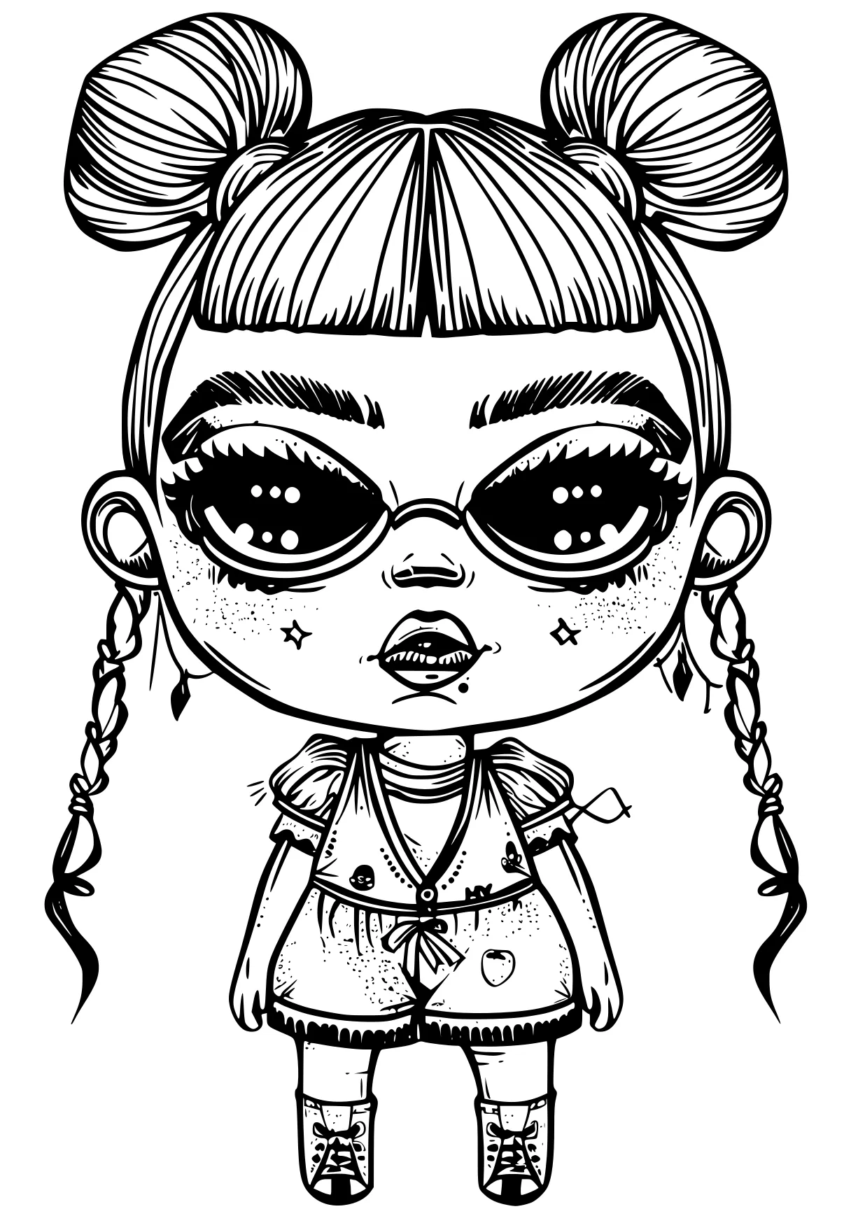 lol doll coloring pages bratz, illustrator, doll, chibi, betty, free page downloads