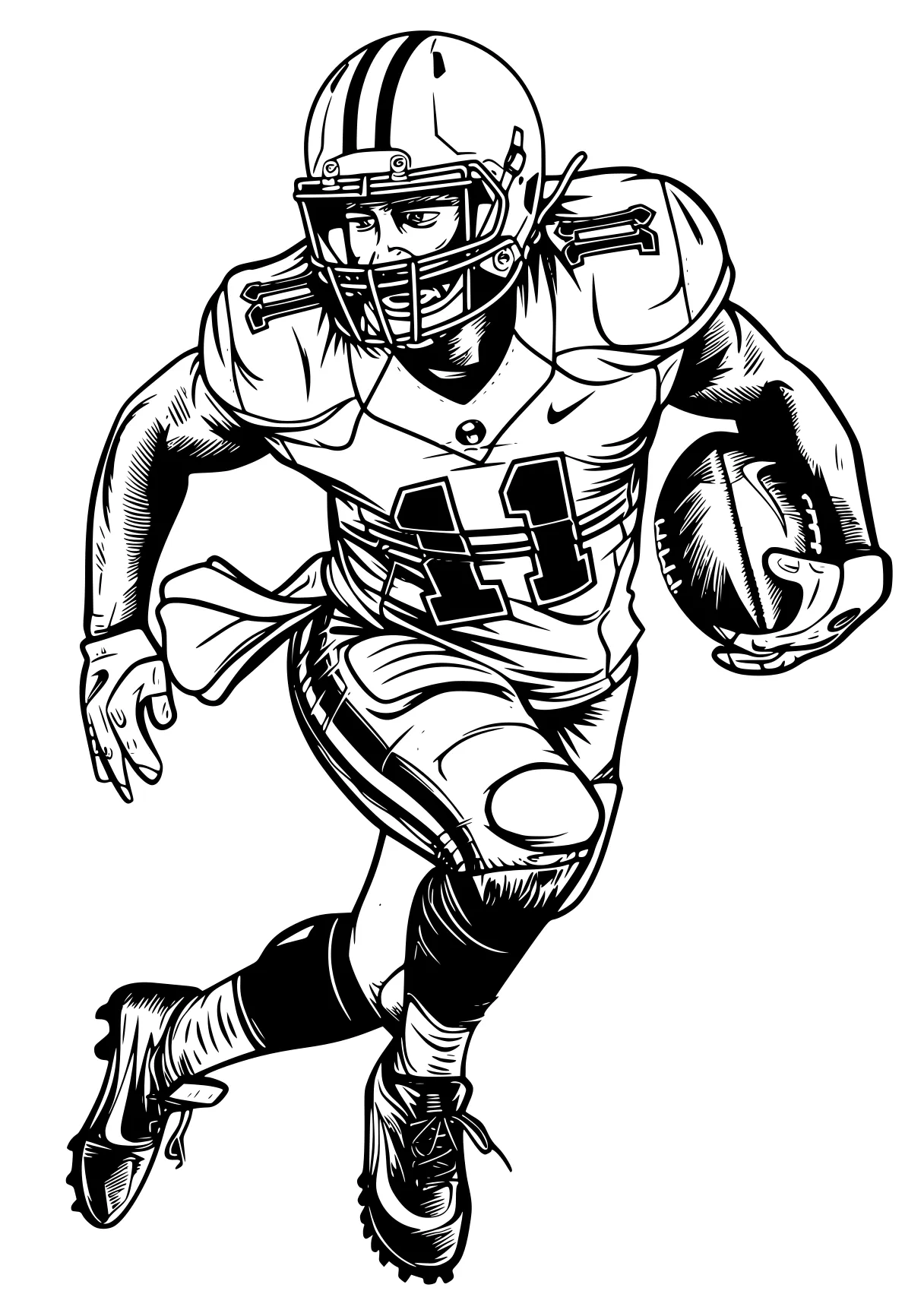 football player coloring page football, 49ers, sports, nfl, hatcher, free downloads