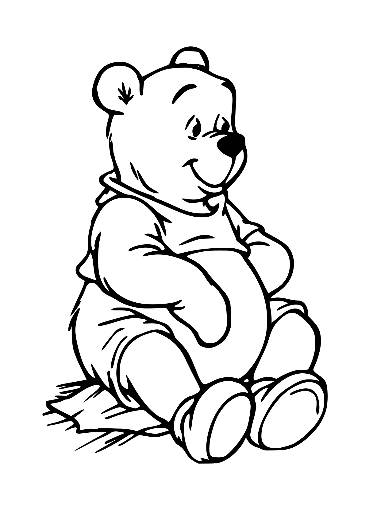 pooh bear coloring pages pooh, bear, winnie, fazbear, teddy, free page downloads